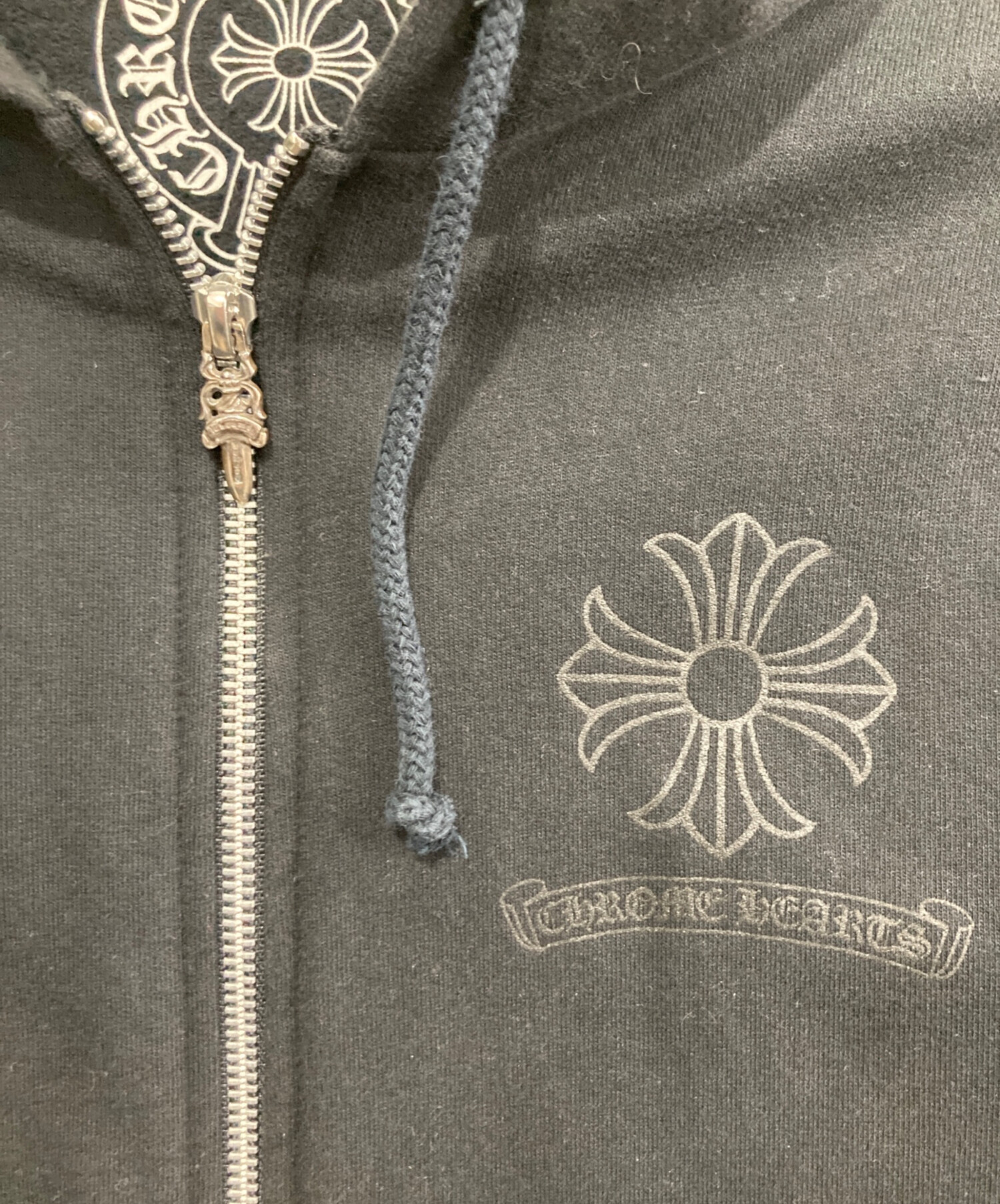 中古・古着通販】CHROME HEARTS (クロムハーツ) ダガージップパーカー