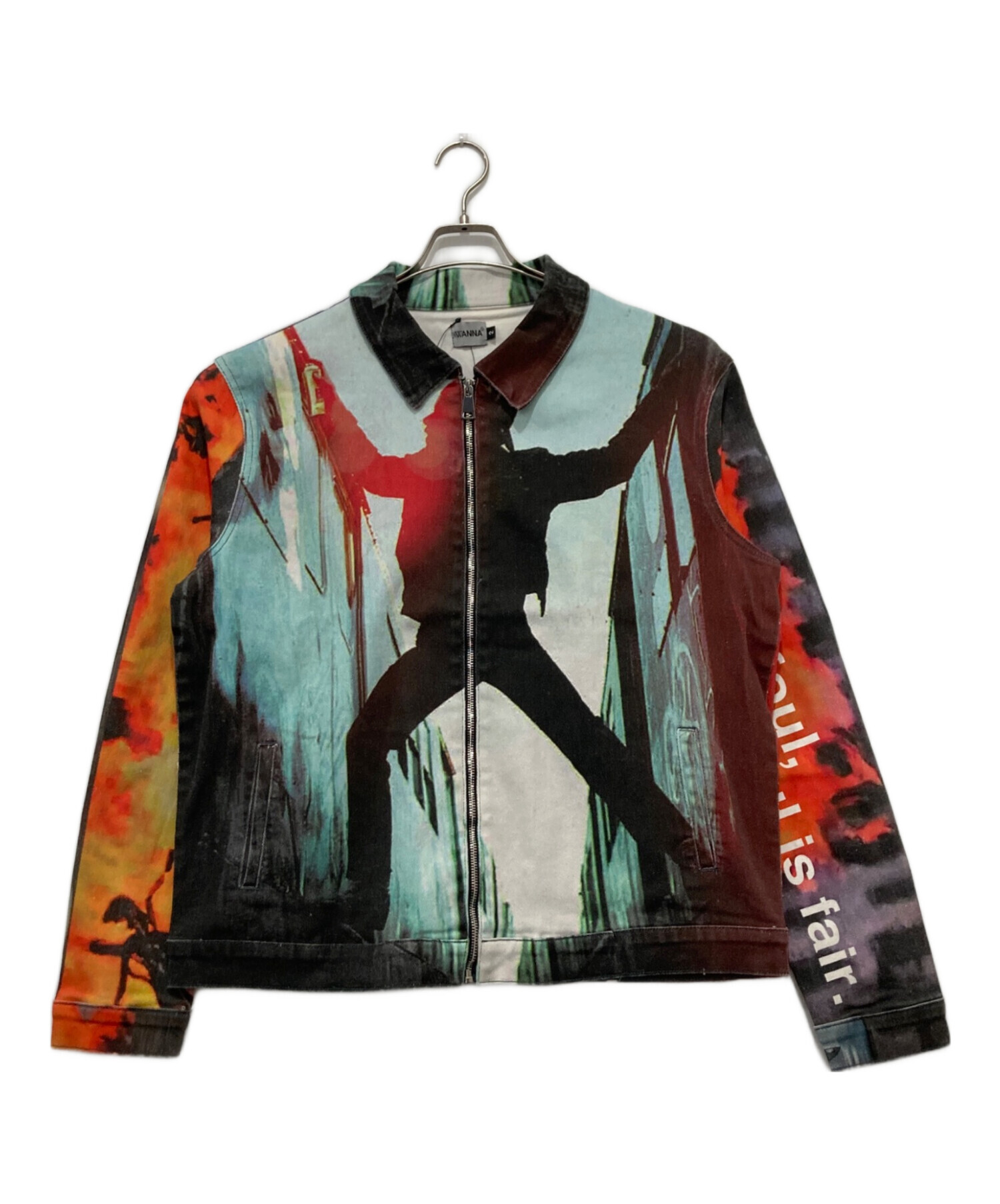 中古・古着通販】WANNA (ワナ) NOT A CRIME JACKET マルチカラー 