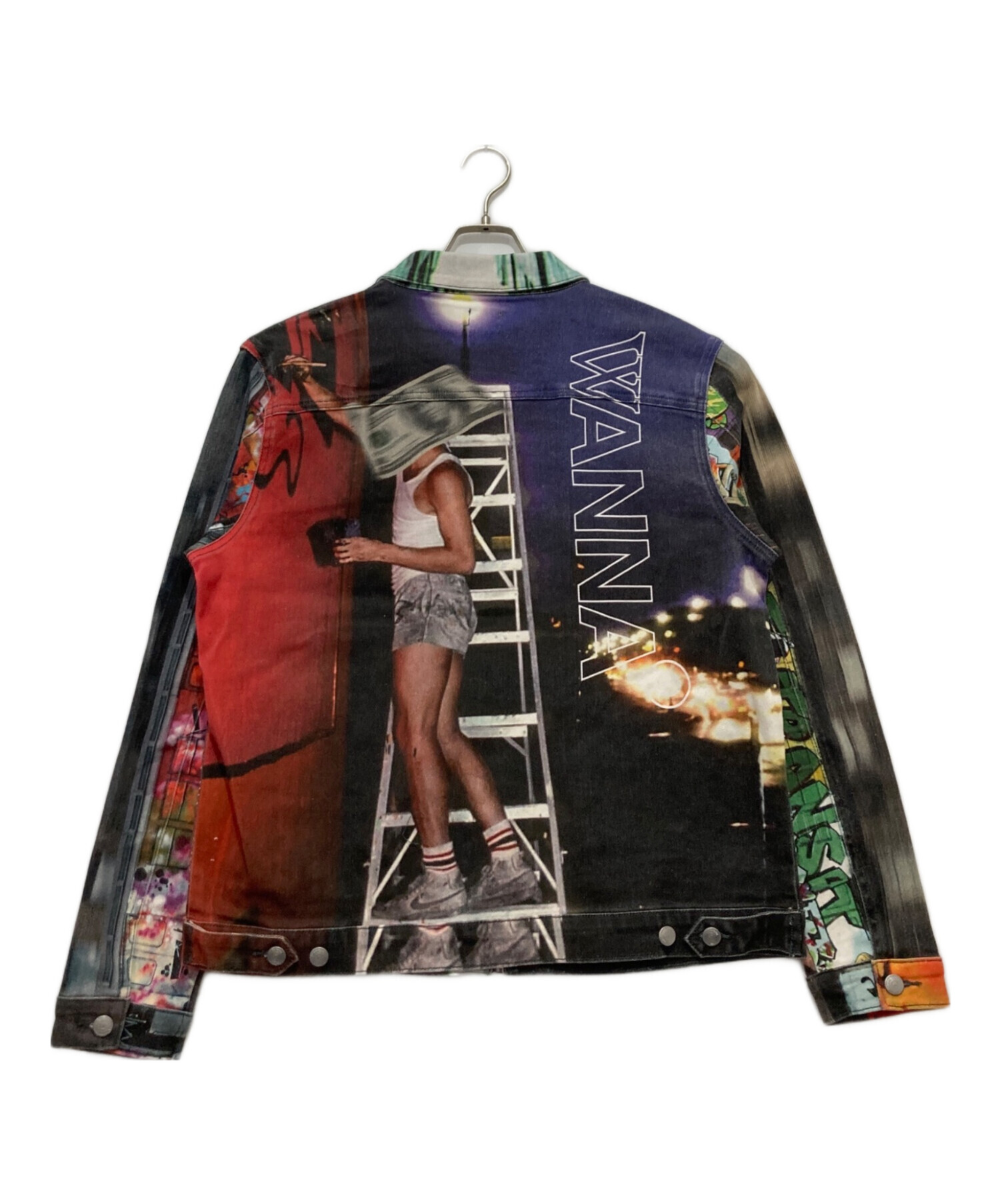 中古・古着通販】WANNA (ワナ) NOT A CRIME JACKET マルチカラー 