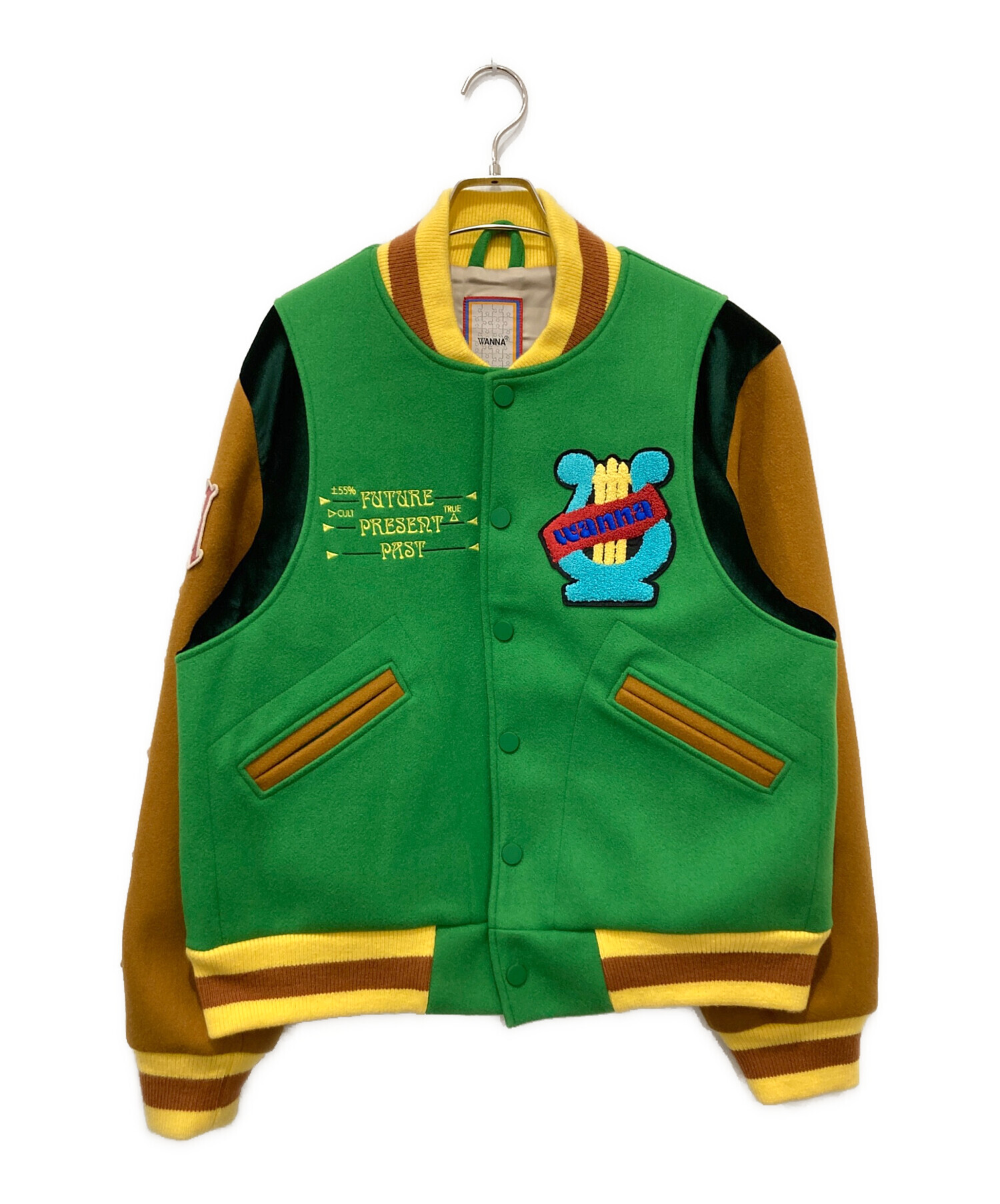 中古・古着通販】WANNA (ワナ) スタジャン マルチカラー サイズ:M 
