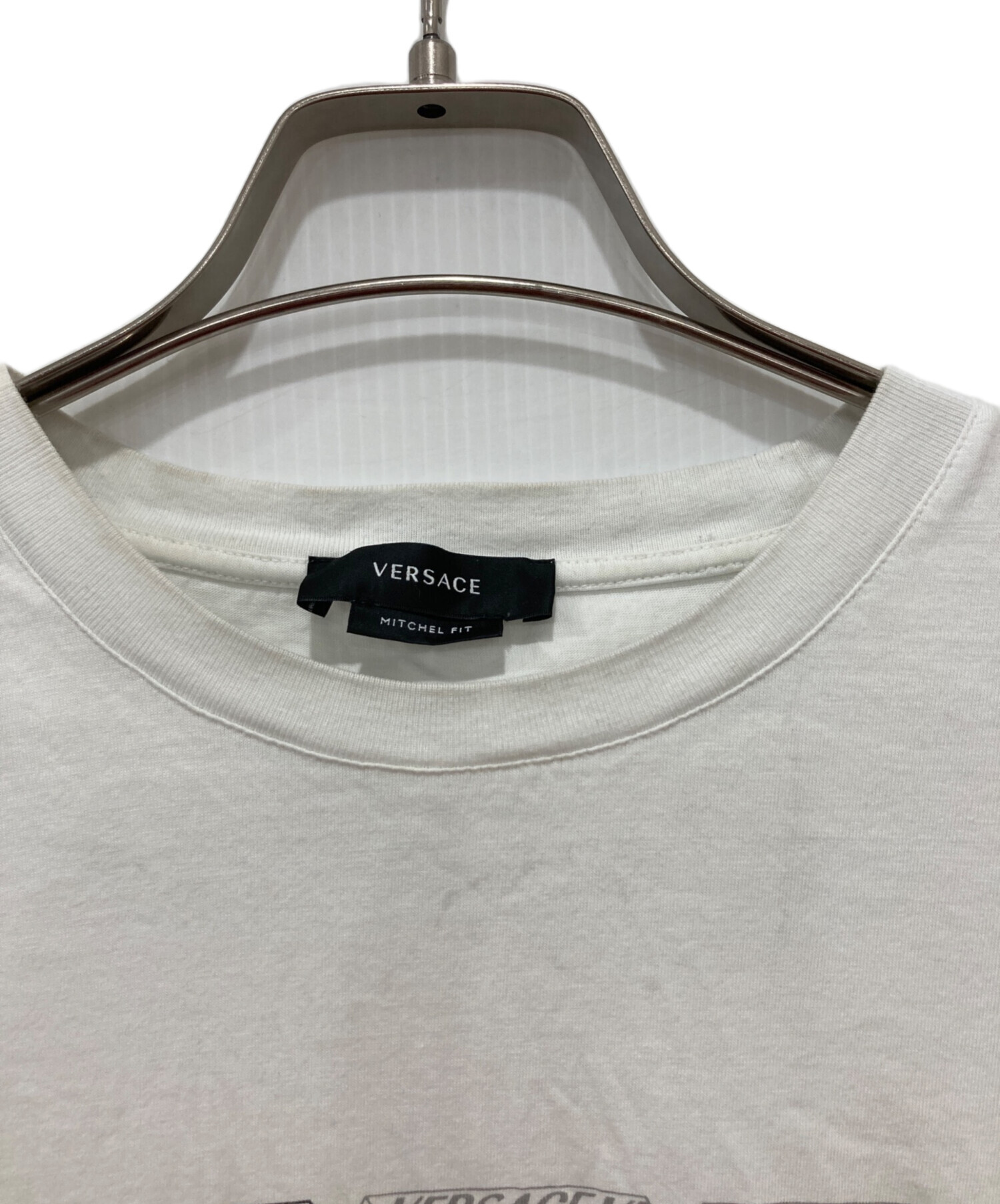 中古・古着通販】VERSACE (ヴェルサーチェ) プリントTシャツ ホワイト 