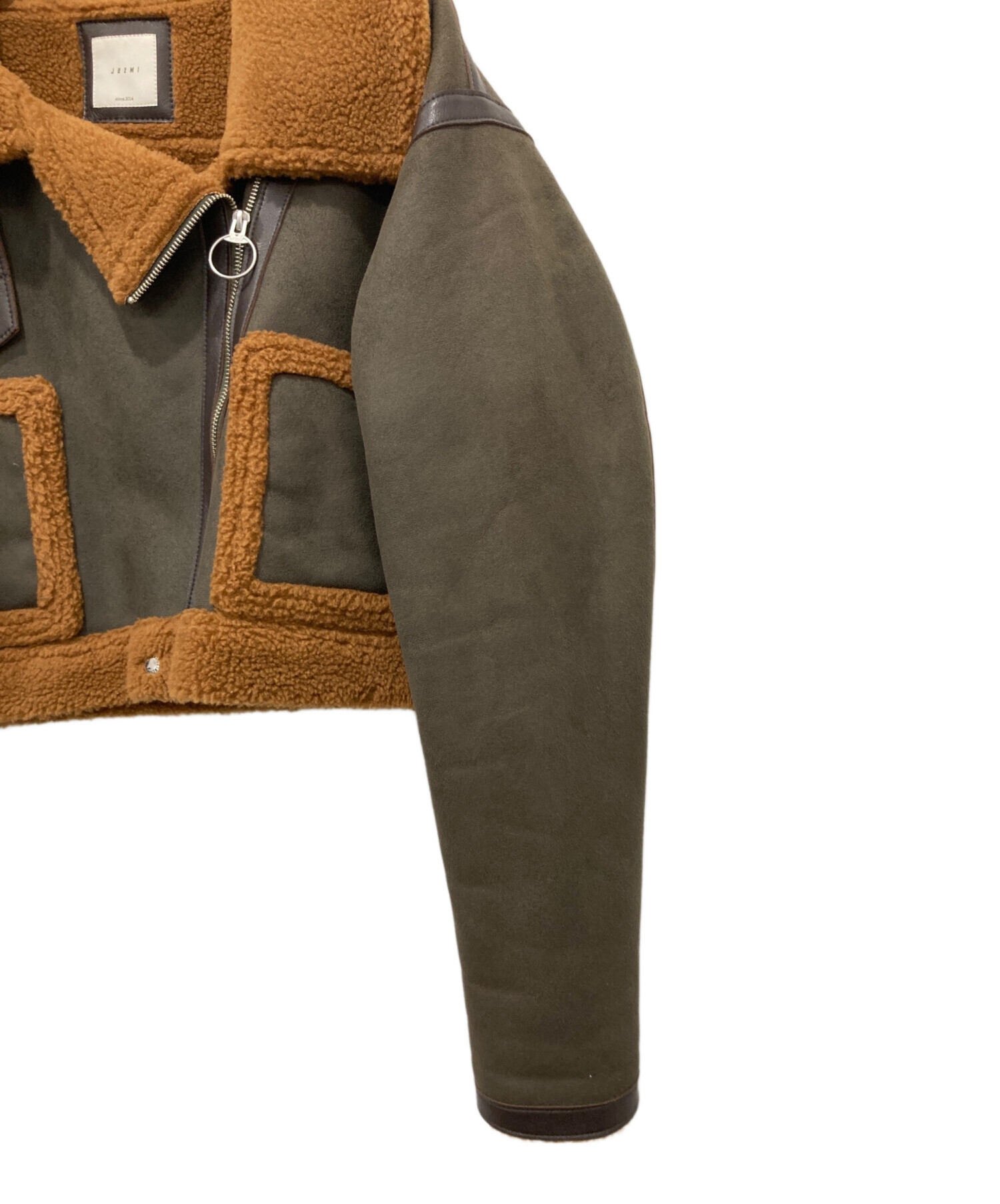 中古・古着通販】juemi (ジュエミ) Seam Tape Short Mouton Jacket