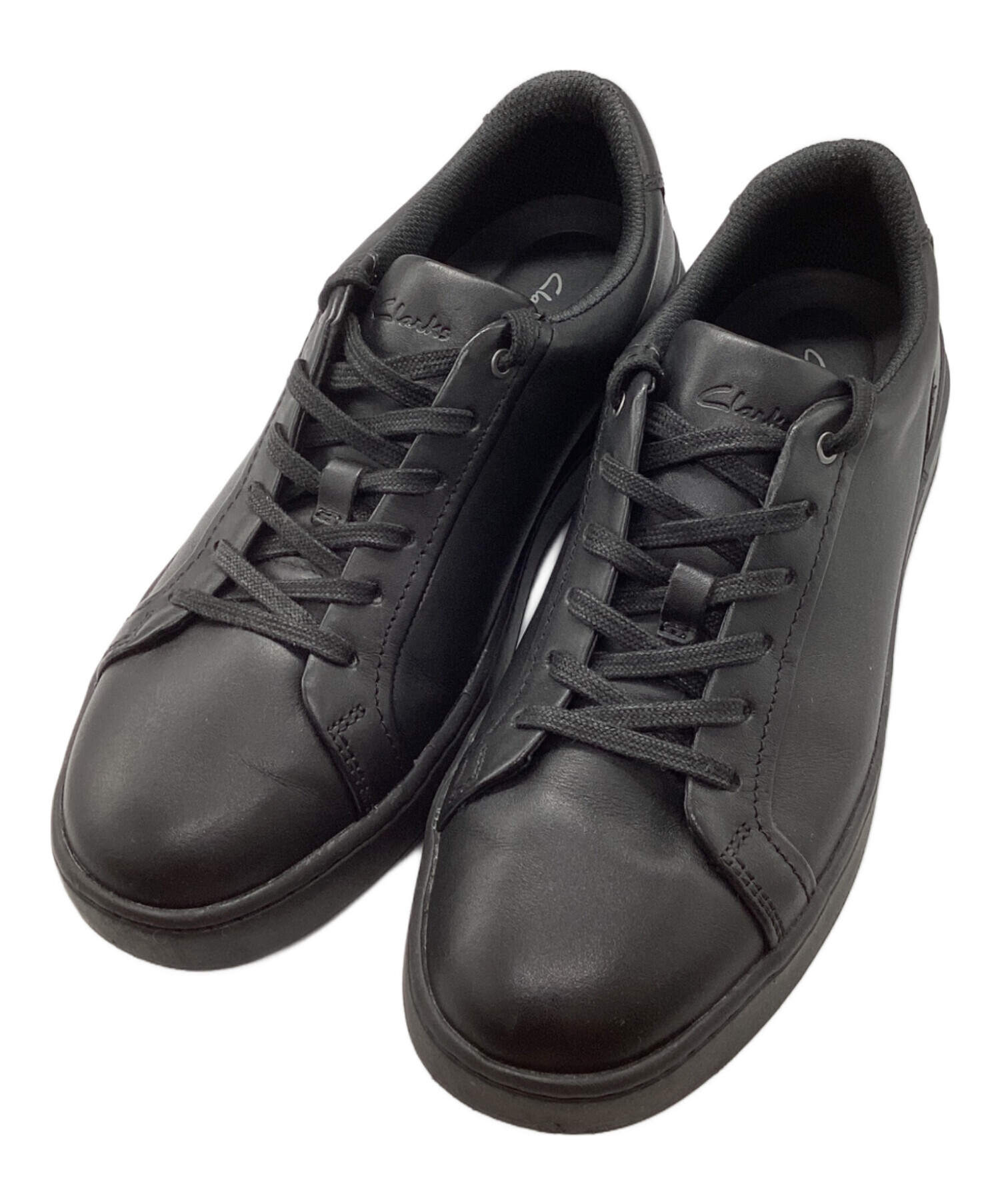 Clarks クラークス レザースニーカー 25.5cm黒 | LARUCHETRIANON.FR