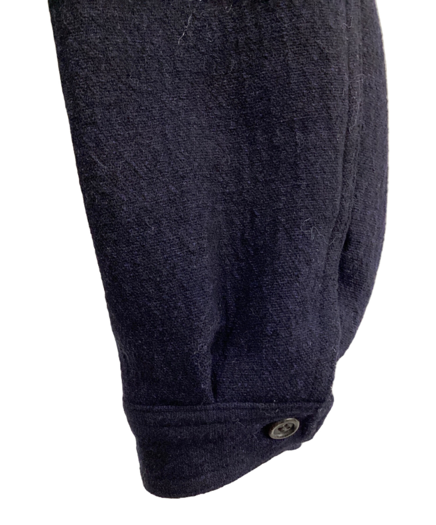 中古・古着通販】OHOTORO (オオトロ) Mannish Wool Blouson ネイビー