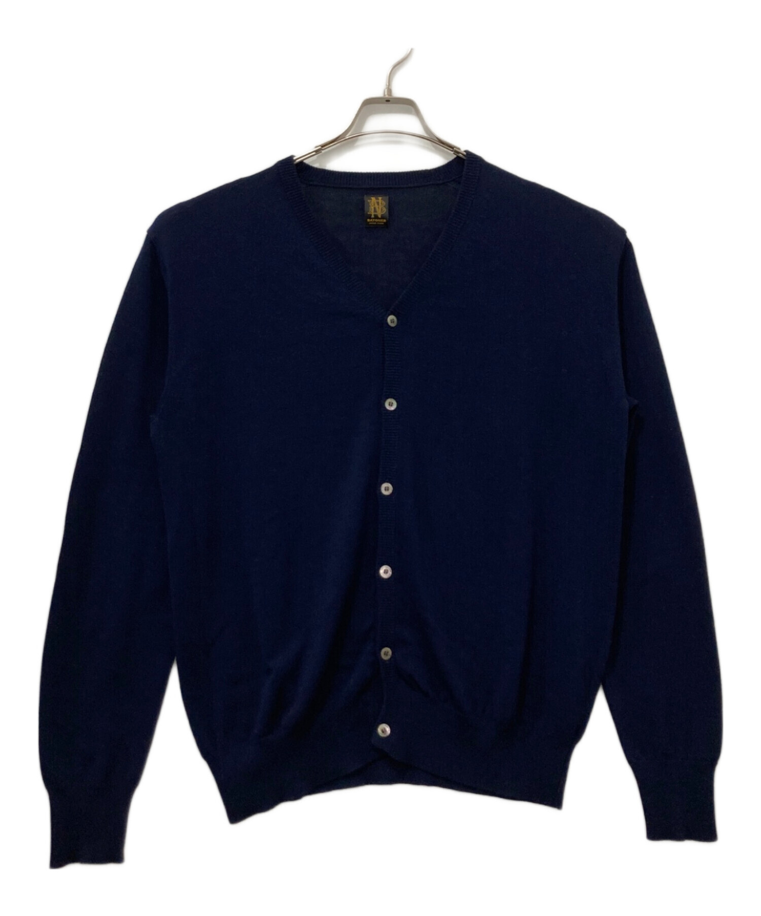 中古・古着通販】BATONER (バトナ―) エルボーパッチVネック