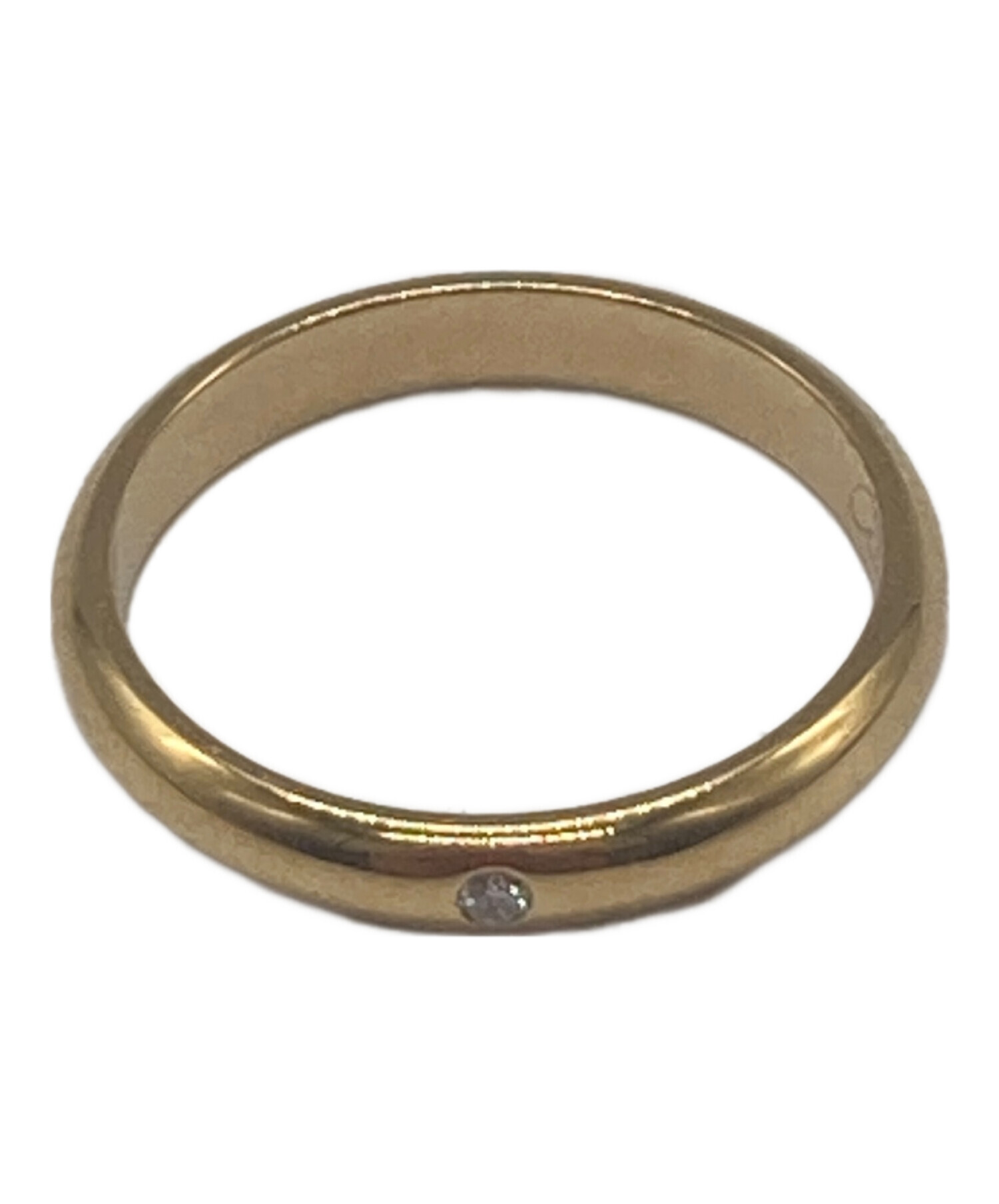 カルティエ Cartier 2C LM リング 指輪 #52 K18YG 6.1g スリーカラー 