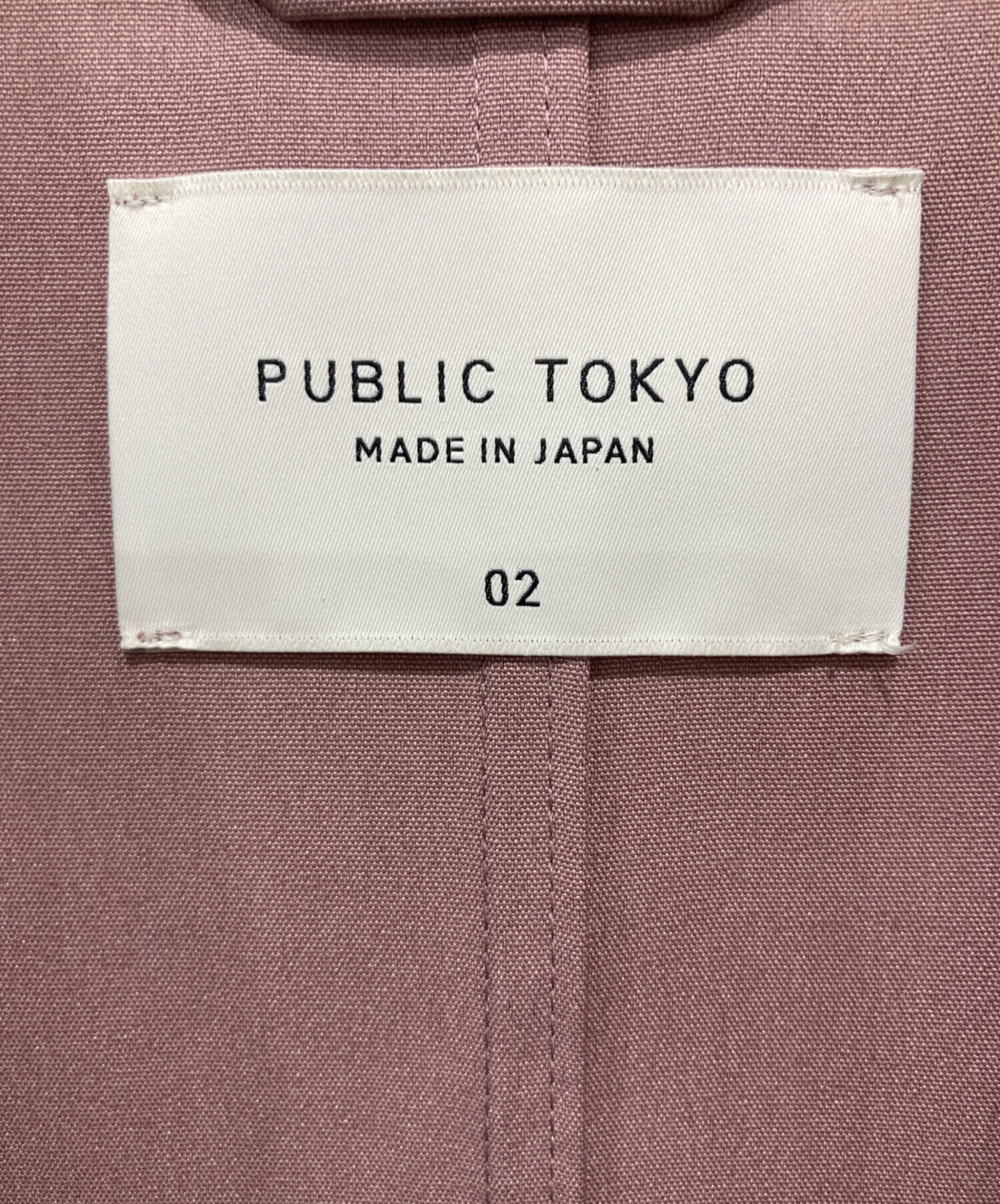 中古・古着通販】PUBLIC TOKYO (パブリックトウキョウ) ハーフスリーブ 