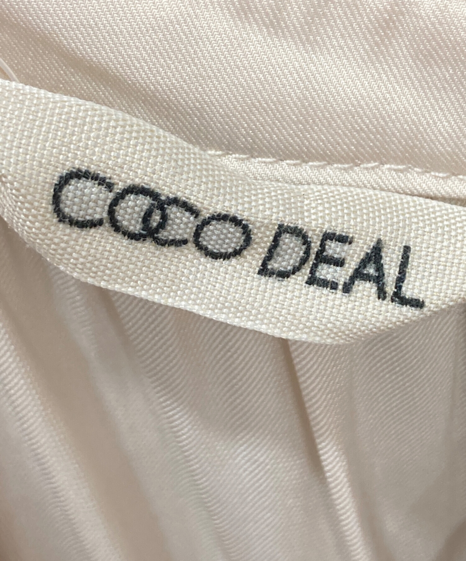 中古・古着通販】COCODEAL (ココディール) プリーツティアードノースリ 