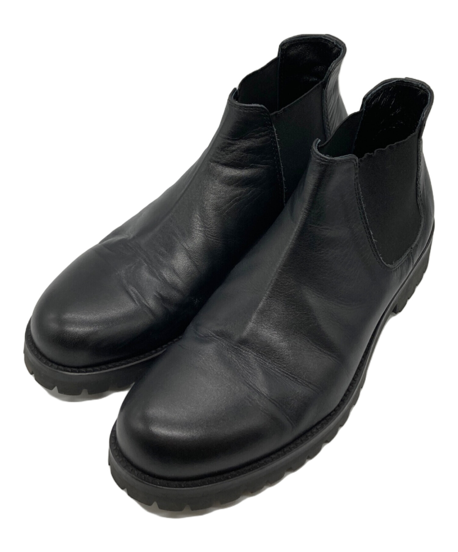 中古・古着通販】PADRONE (パドローネ) サイドゴアブーツ ブラック  