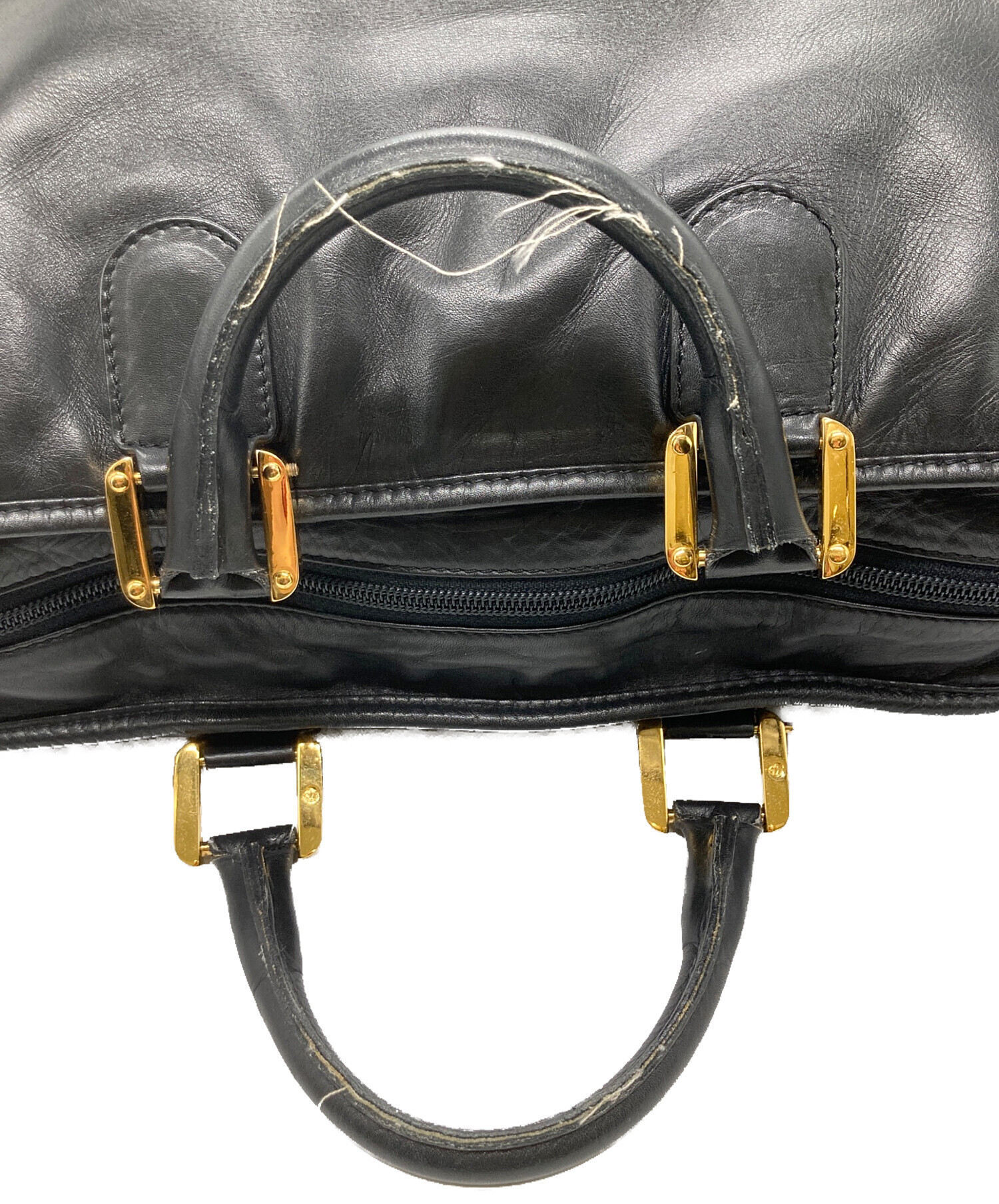 中古・古着通販】LOEWE (ロエベ) アマソナ40 ブラック｜ブランド - バッグ