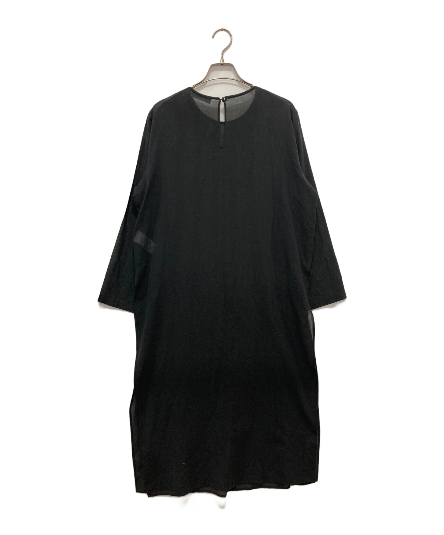 中古・古着通販】SACRA (サクラ) COTTON SILK AMUNZEN OP ブラック 