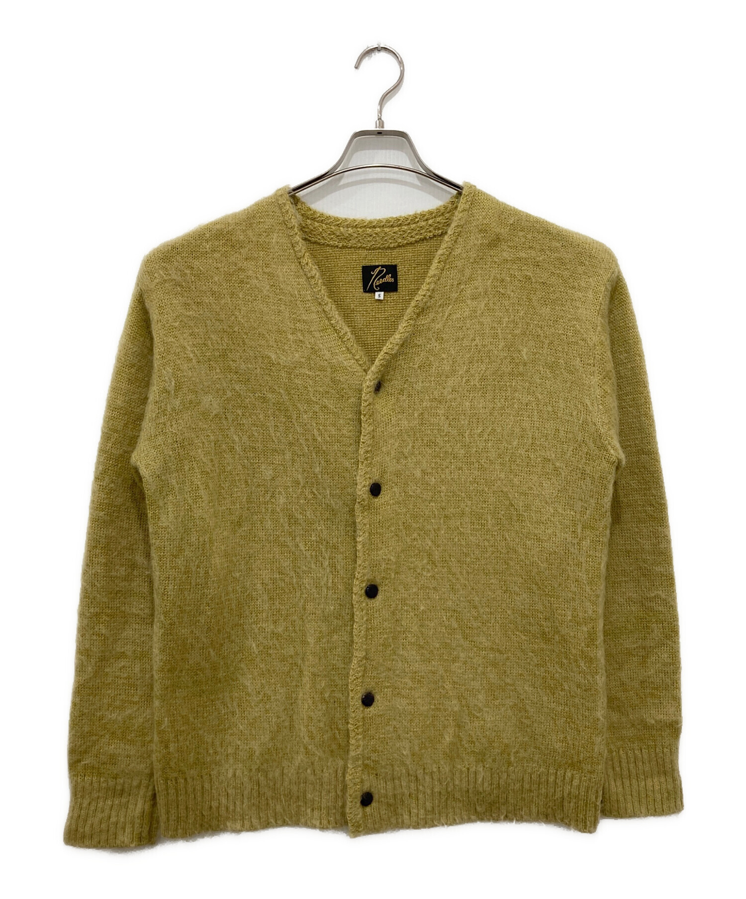 ニードルズ Foremost別注 モヘアカーディガン イエロー系 サイズM Needles Mohair Cardigan,Foremost Exclusive Color | FOREMOST 古着