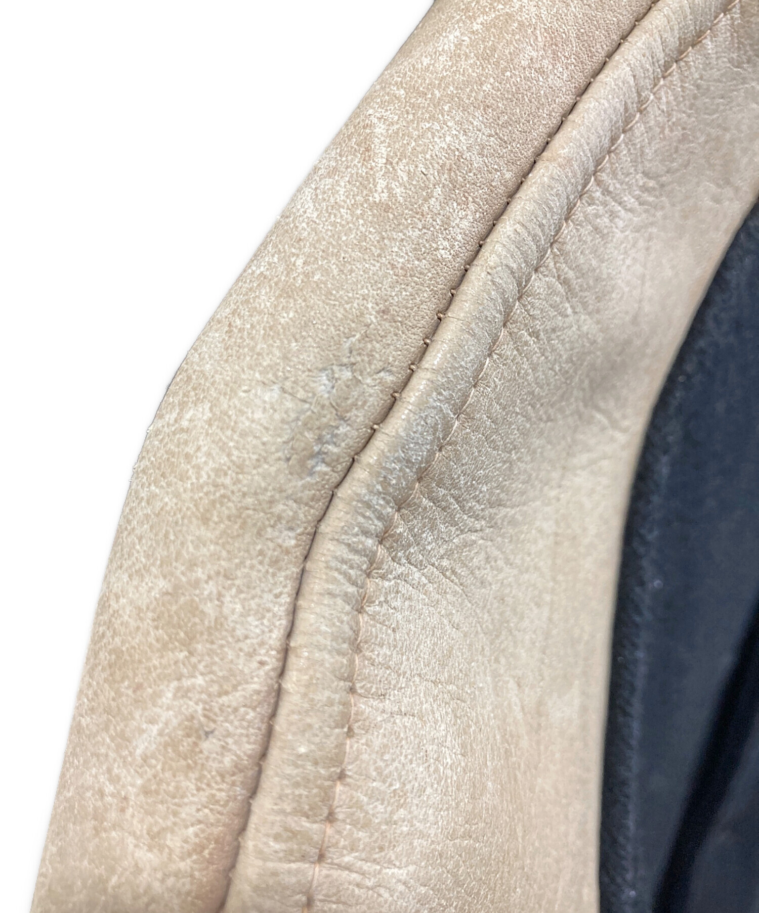 中古・古着通販】Dehen (ディーエン) 袖切替スタジャン ブラック