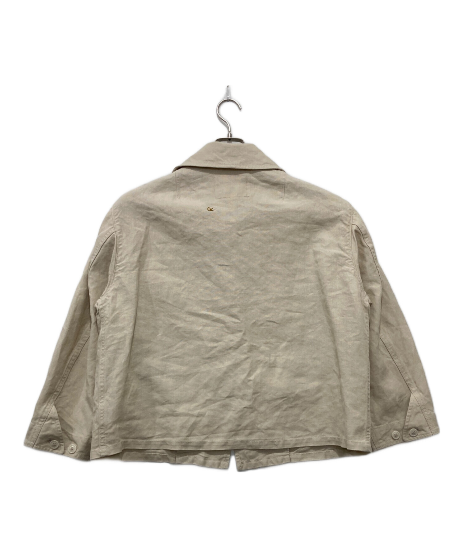45R/45rpm リネンの908Pジャケット 定価70400円 ジャケット グレージュ  