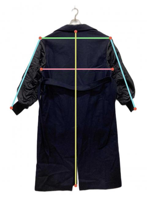 中古・古着通販】ZARA (ザラ) マッチングボンバーコート ネイビー