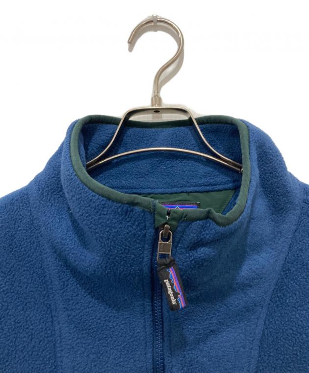 patagonia フリース M 青色 91年製 patagonia スナップT ブルーグラス 