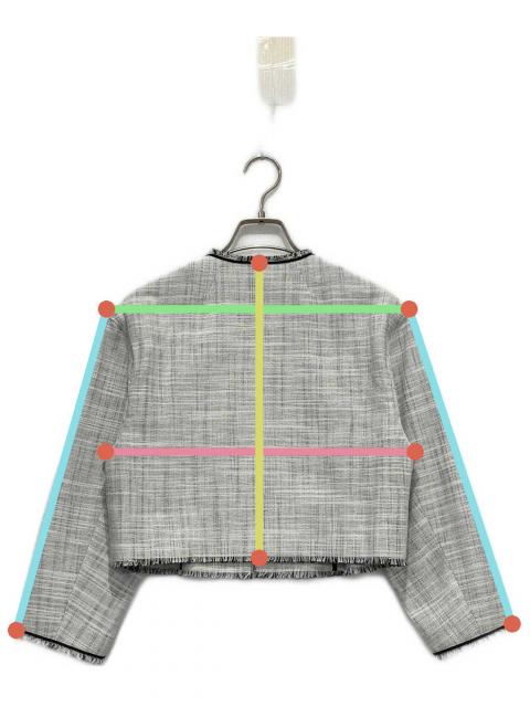 中古・古着通販】BALLSEY (ボールジィ) ロングスラブツイード クルー