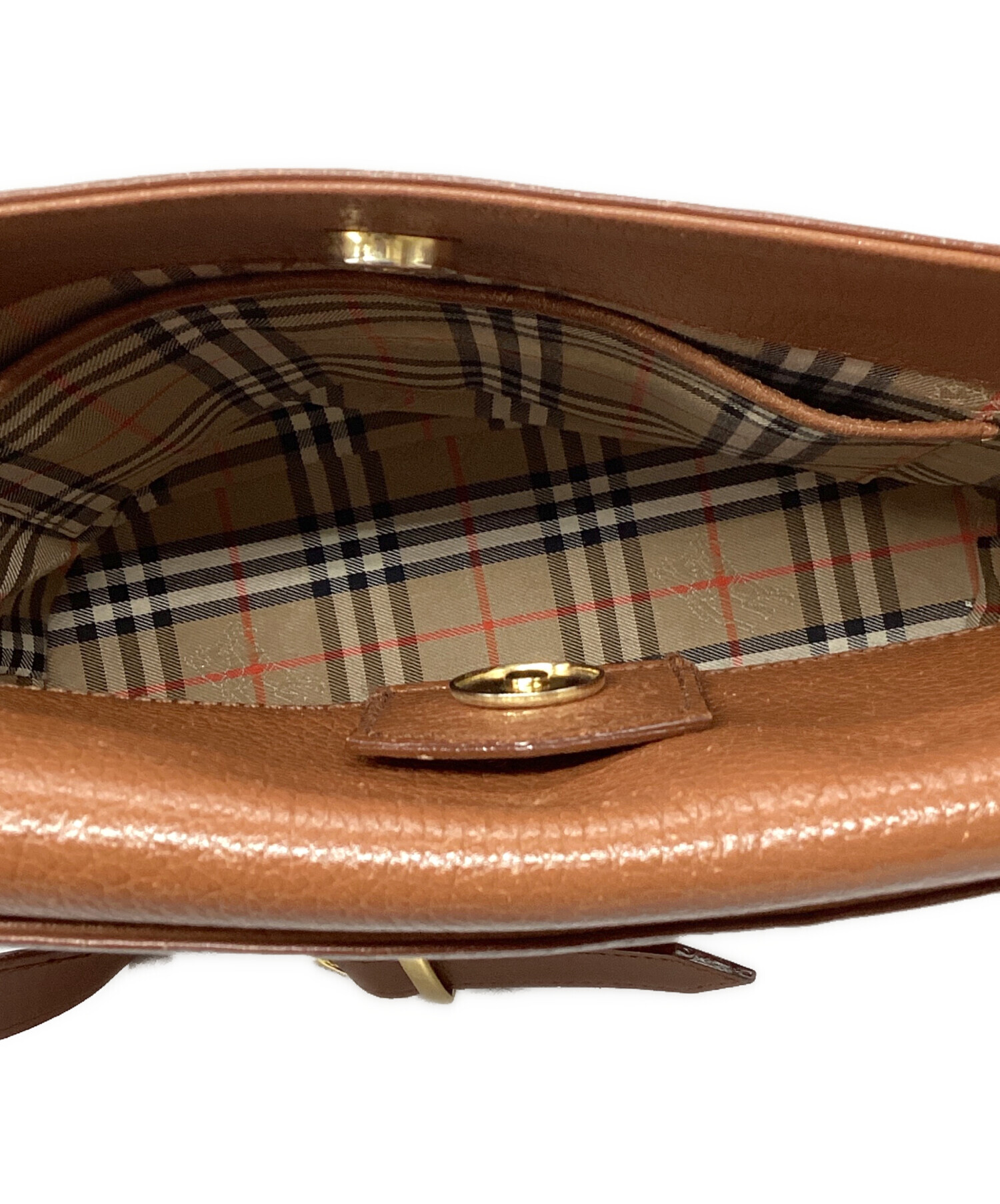 中古・古着通販】BURBERRY (バーバリー) バケツ型ショルダーバッグ