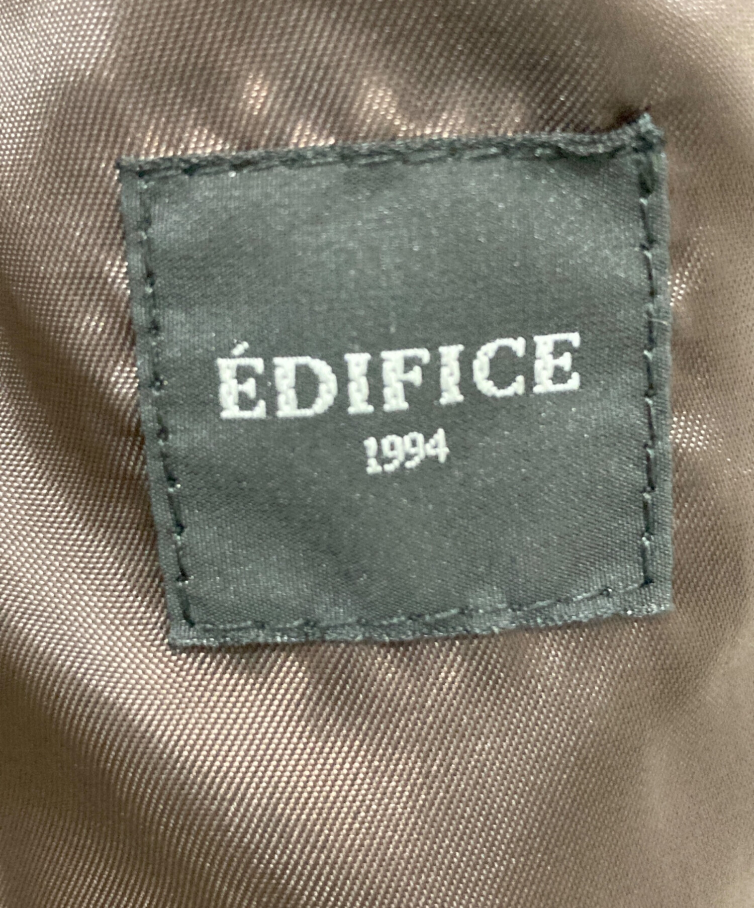 中古・古着通販】EDIFICE (エディフィス) シープレザーロングベスト
