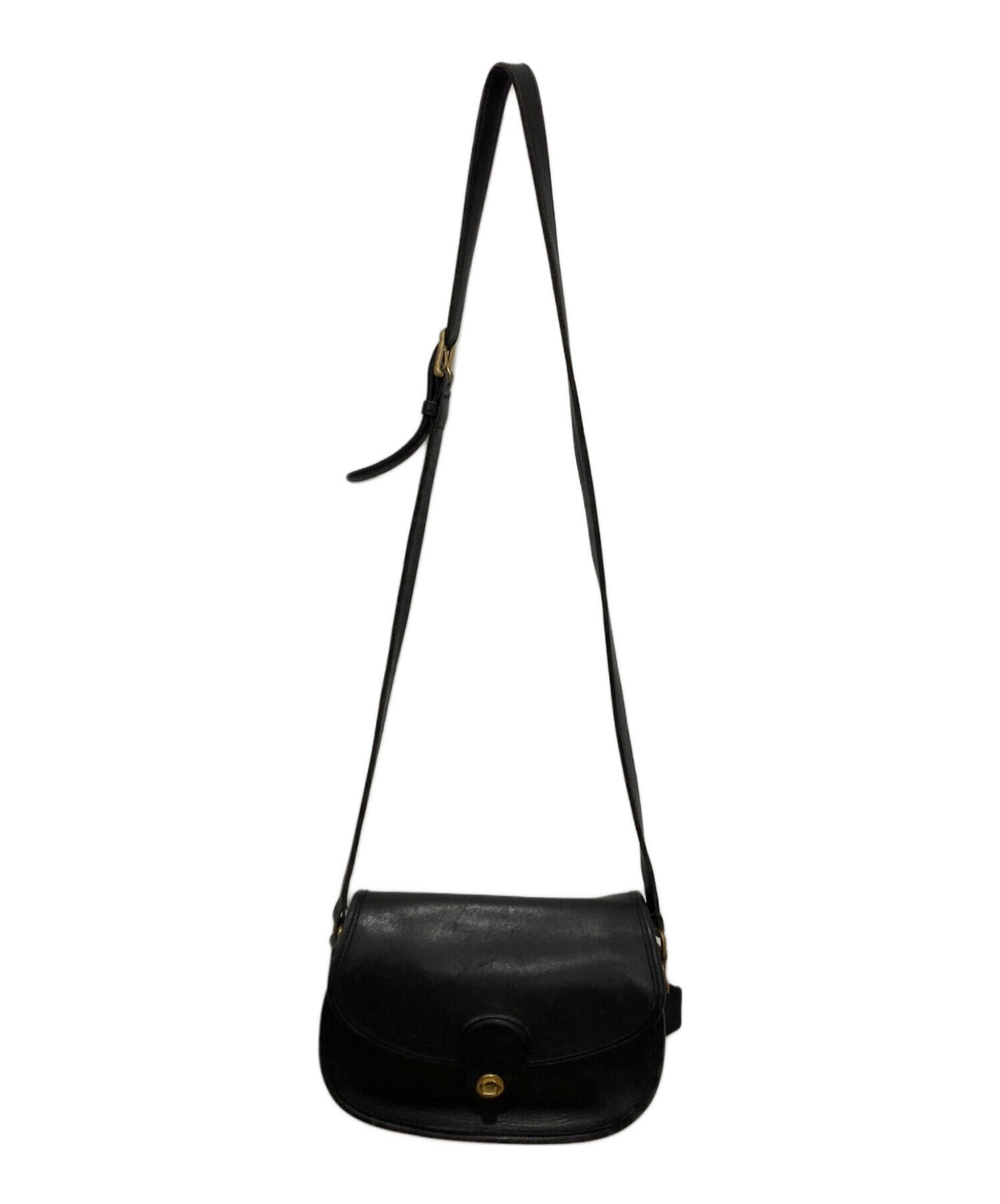 中古・古着通販】COACH (コーチ) ターンロックレザーショルダーバッグ 