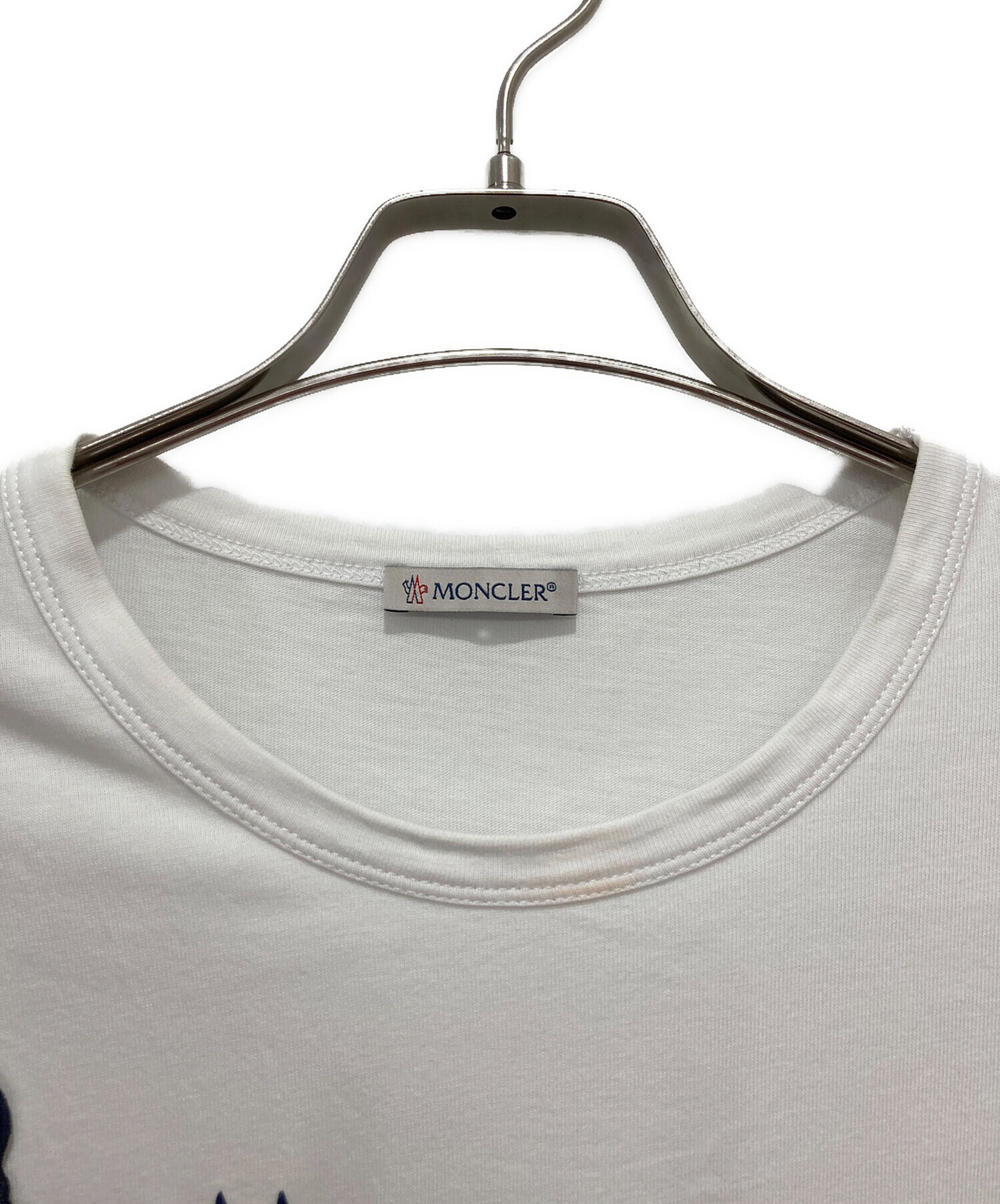 未使用に近い・２４年式★モンクレール　MAGLIA MANICA Tシャツ　XS 中古・古着通販】MONCLER (モンクレール) MAGLIA T-SHIRT ブラック