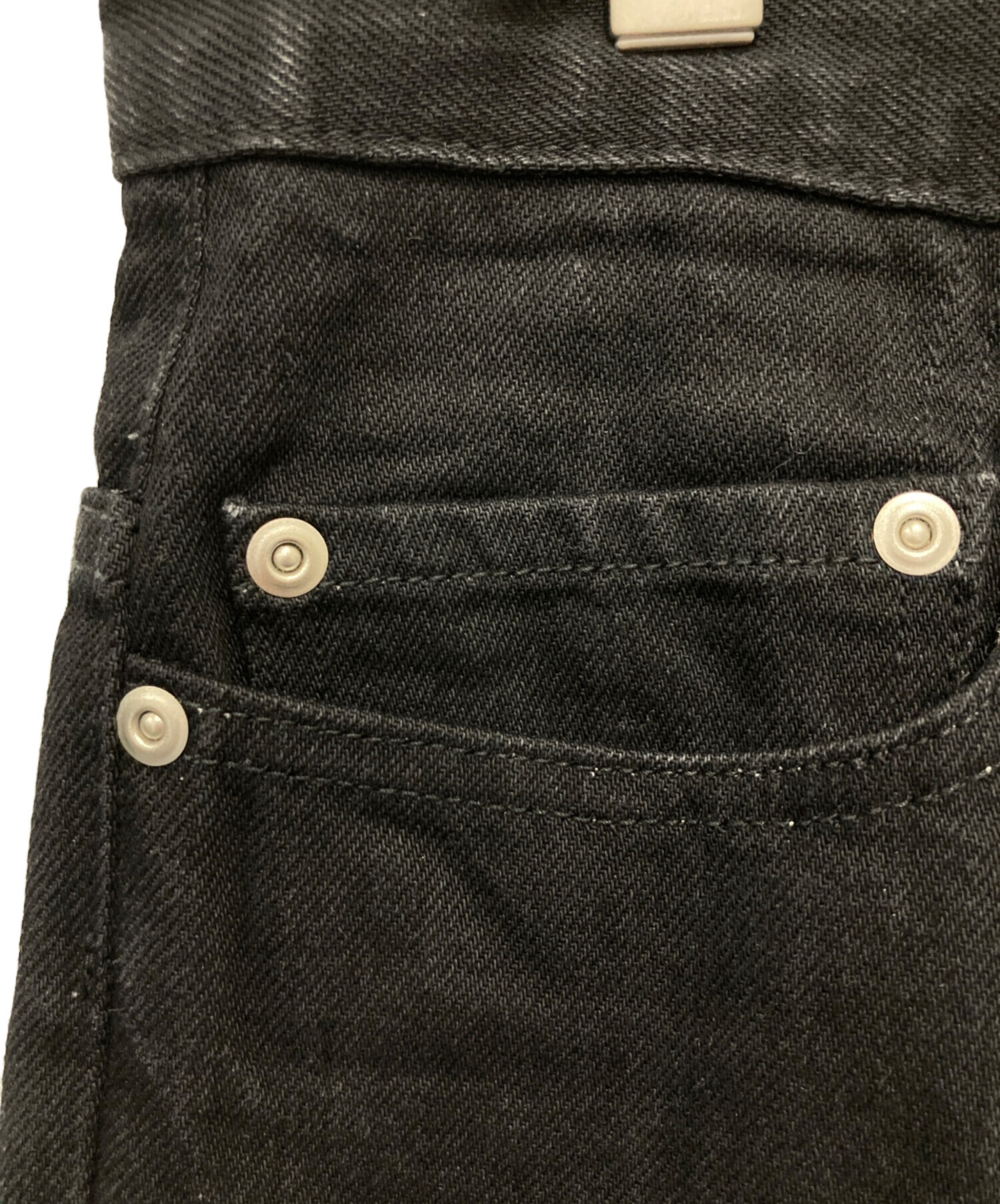 中古・古着通販】jieda (ジエダ) OW FLARE DENIM PANTS ブラック 