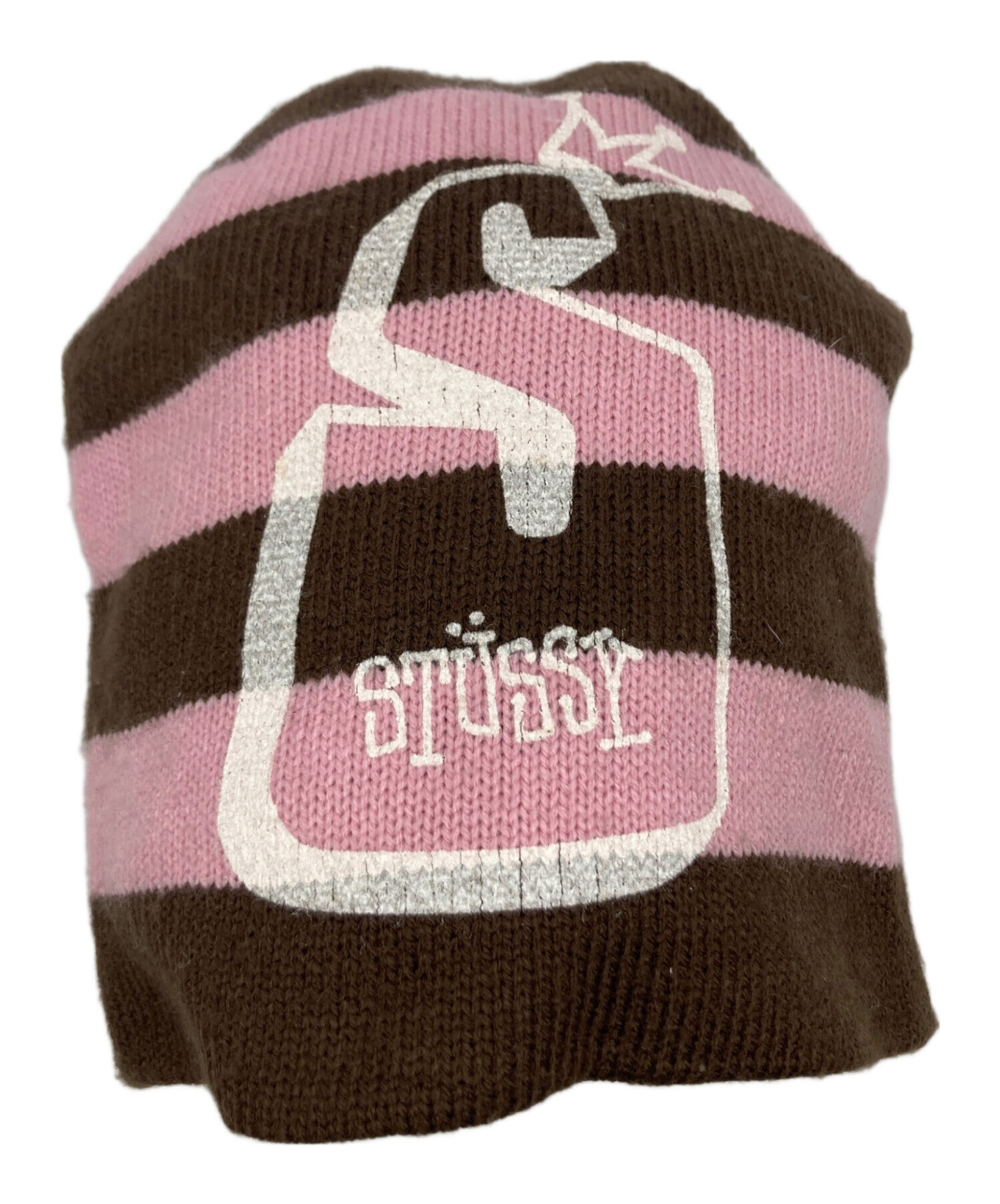中古・古着通販】stussy (ステューシー) ニットキャップ ブラウン
