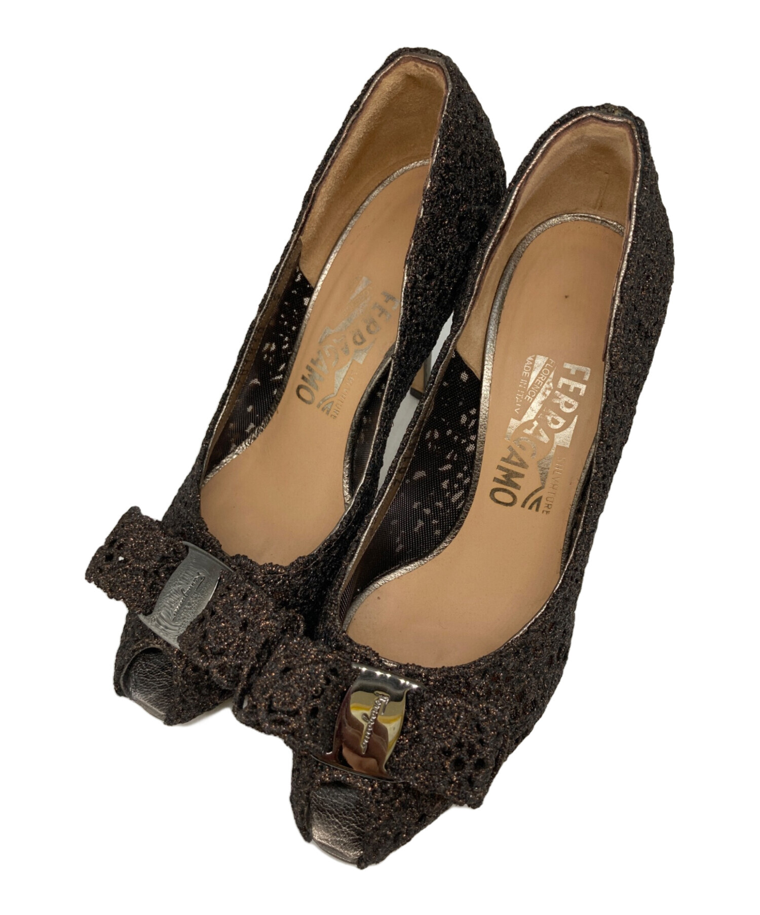Salvatore Ferragamo ブラウンハイヒール 【公式通販】 | Salvatore