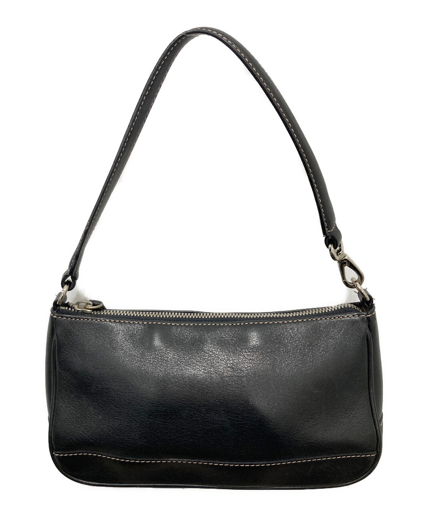 中古・古着通販】COACH (コーチ) ハンドポーチ ブラック｜ブランド 