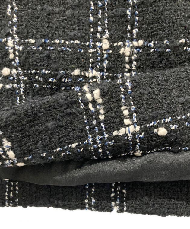 T*T様 CHANEL ミックスツイードワンピース フレンチスリーブ ココマーク セール】 ニットコンビツイード フレンチスリーブワンピース （ミニ丈