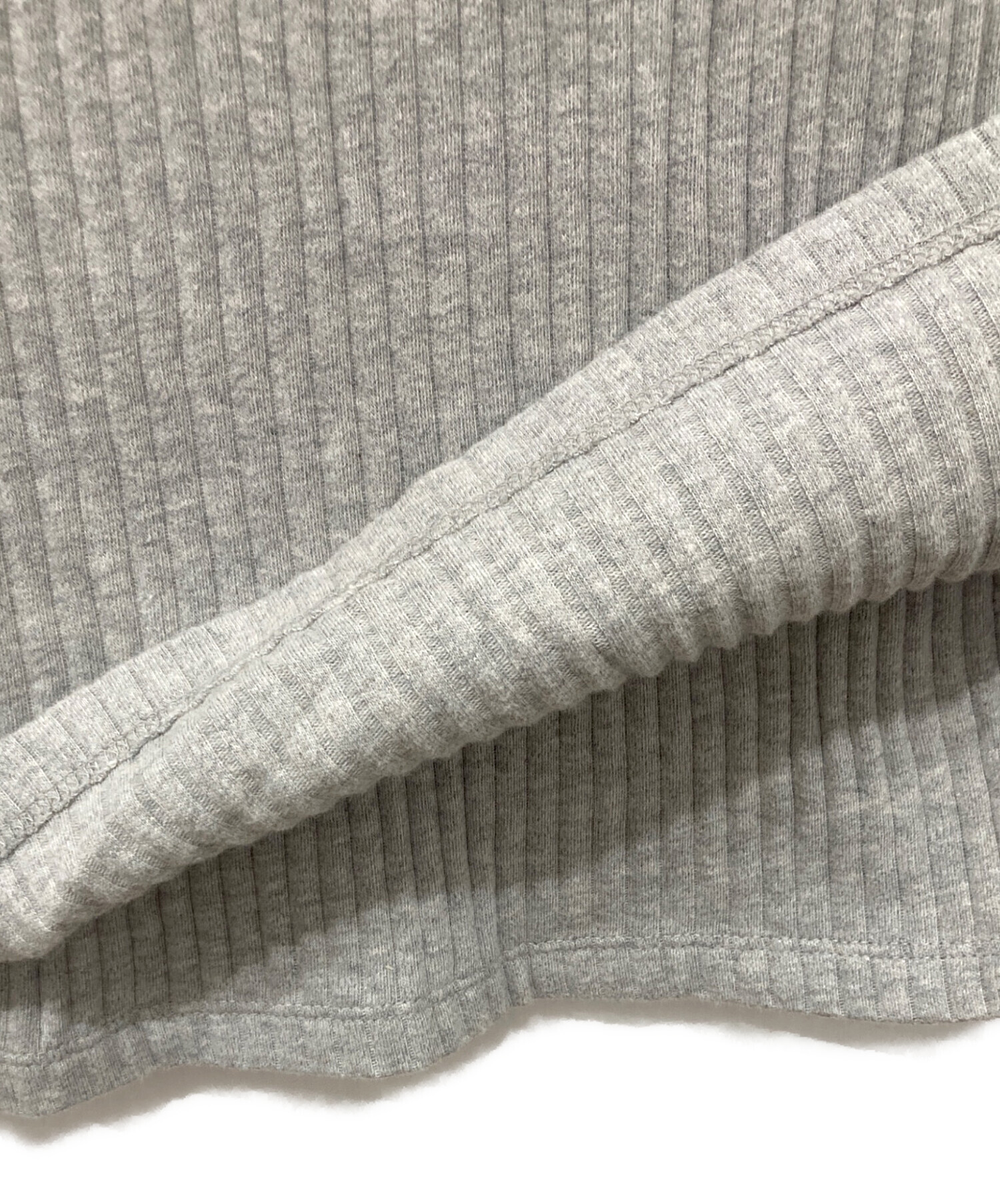 中古・古着通販】BASERANGE (ベースレンジ) ラップスカート グレー