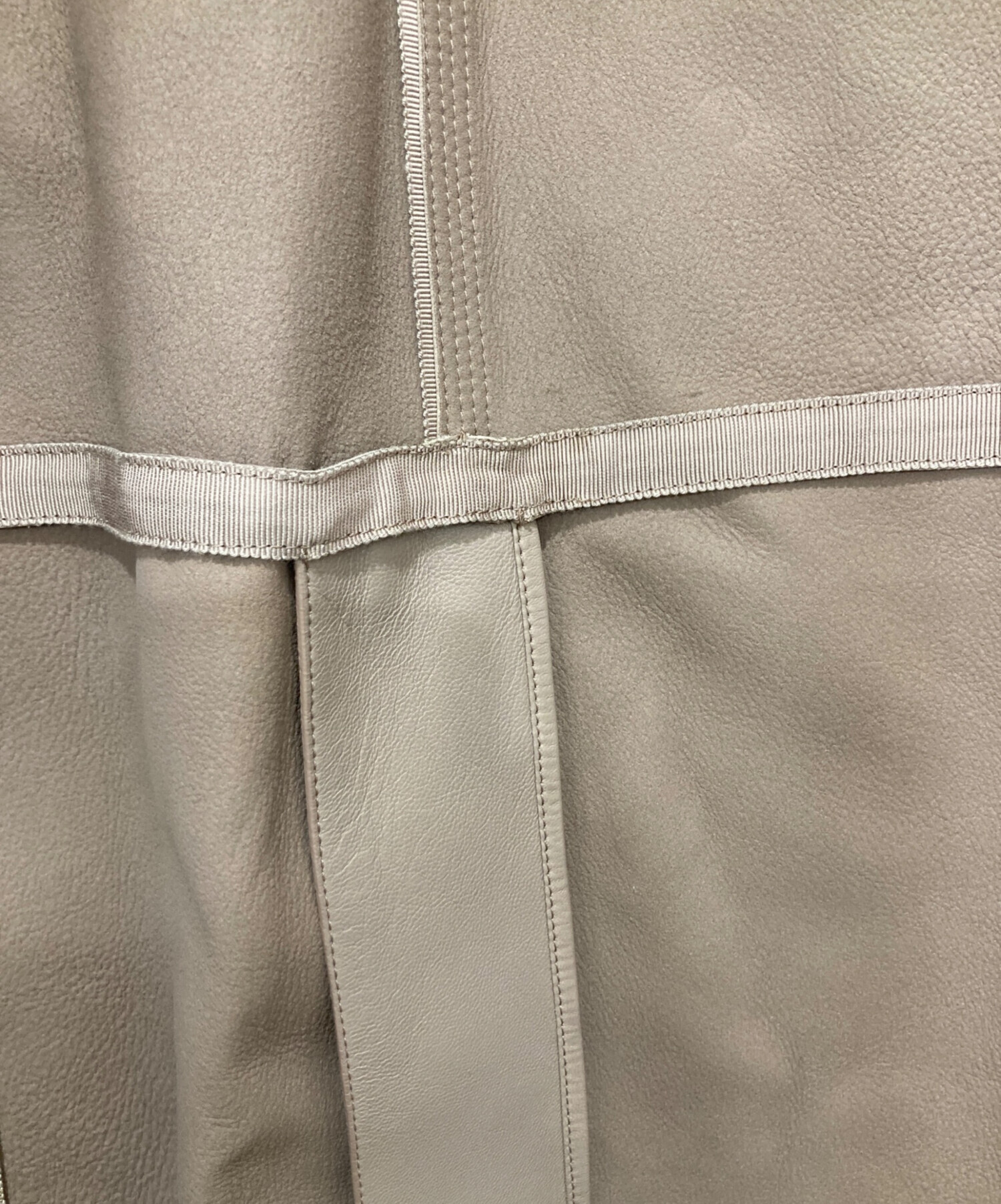 中古・古着通販】LOEWE (ロエベ) ラムレザーコート ピンク サイズ:36