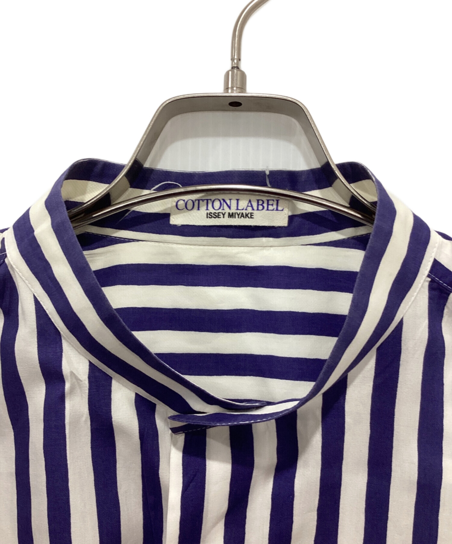 中古・古着通販】ISSEY MIYAKE (イッセイミヤケ) ストライプシャツ