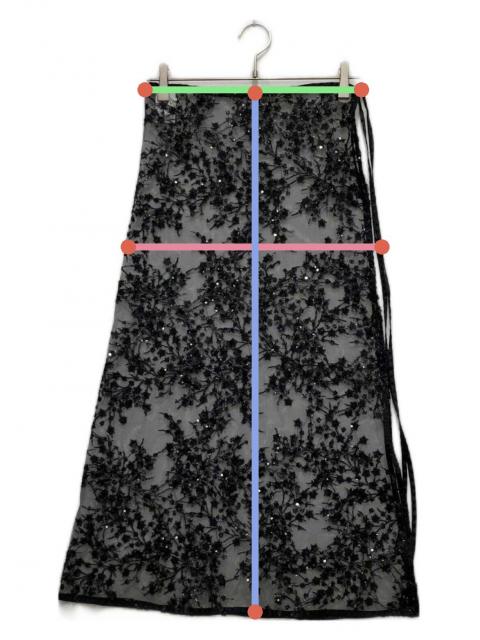 中古・古着通販】yae (ヤエ) フラワースパンコールラップスカート
