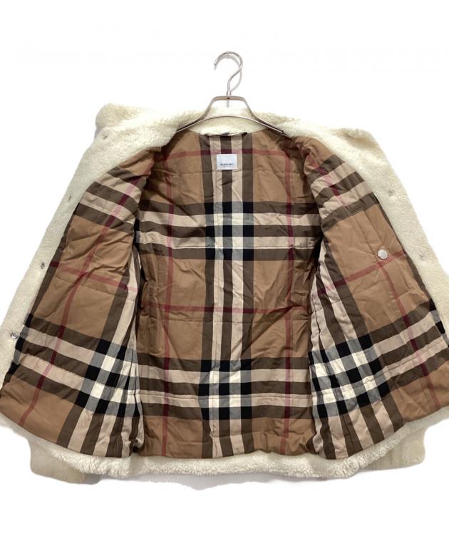 BURBERRYバーバリーロンドンのエンブレムベージュジャケット 中古・古着通販】BURBERRY LONDON (バーバリーロンドン) ボア