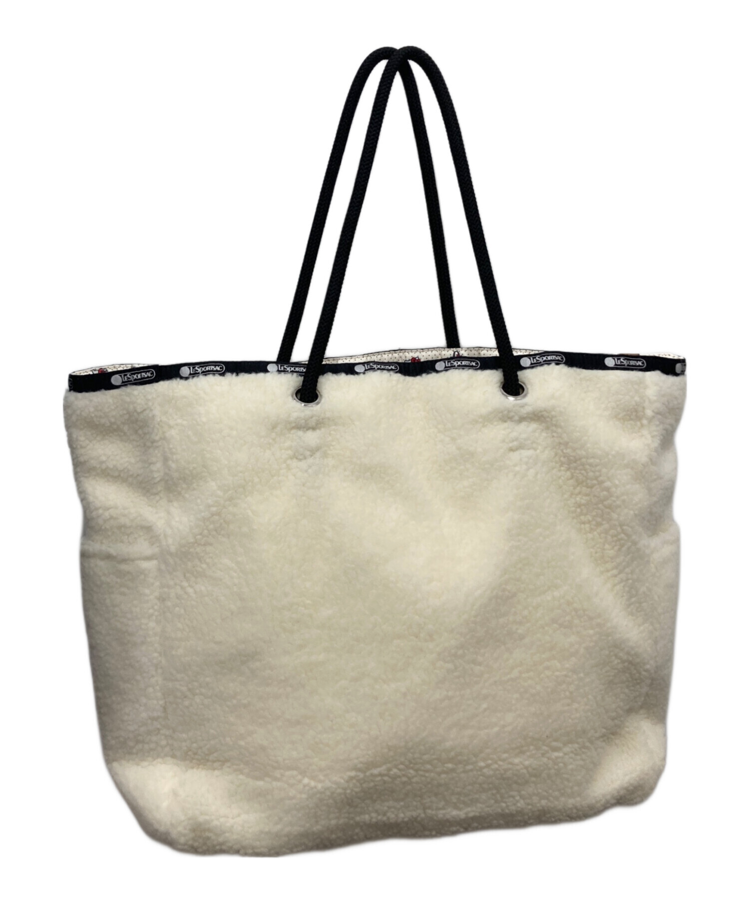 中古・古着通販】LeSportsac (レスポートサック) ボアトートバッグ 
