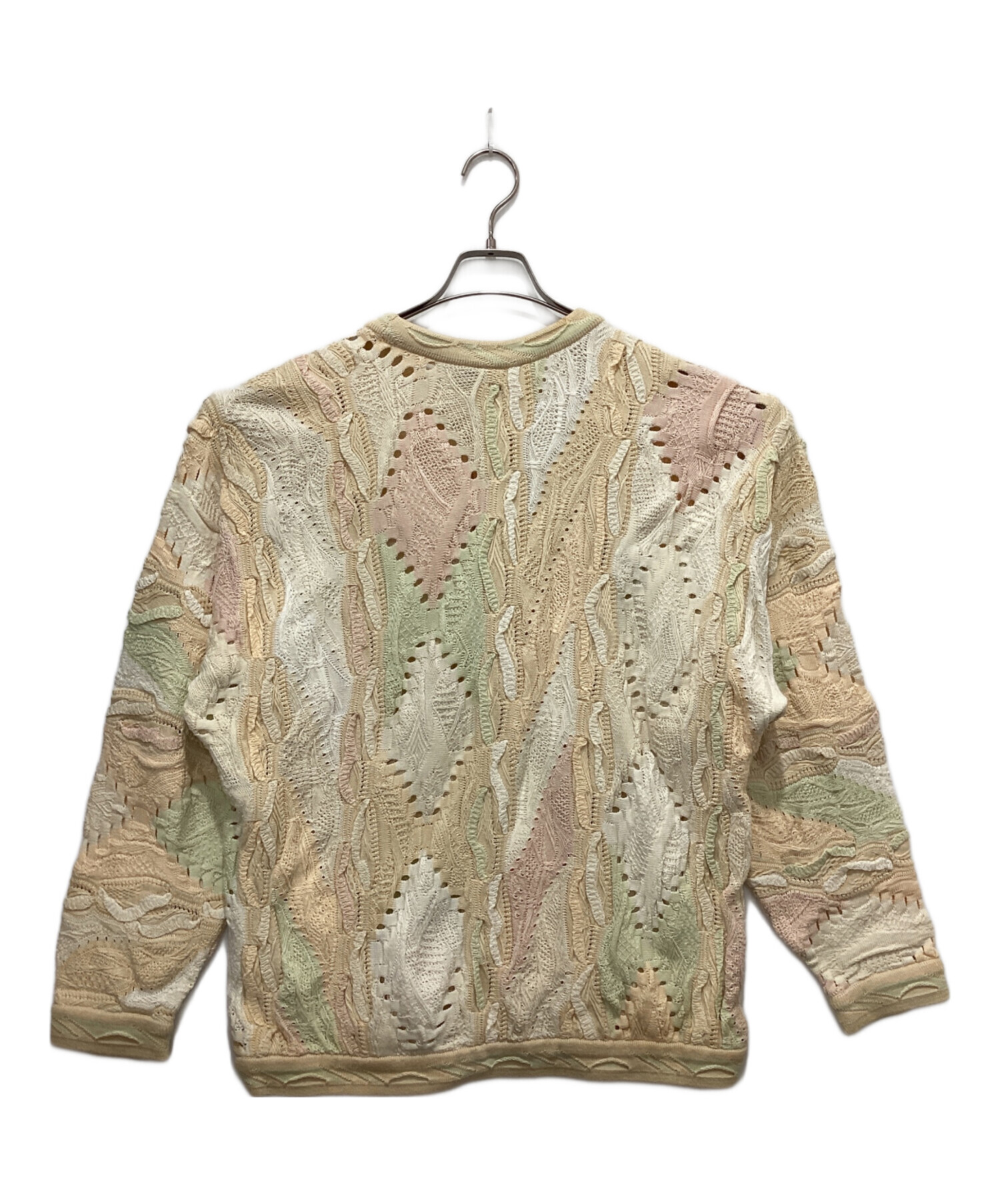 中古・古着通販】Coogi (クージー) 3Dニット ベージュ サイズ:L 