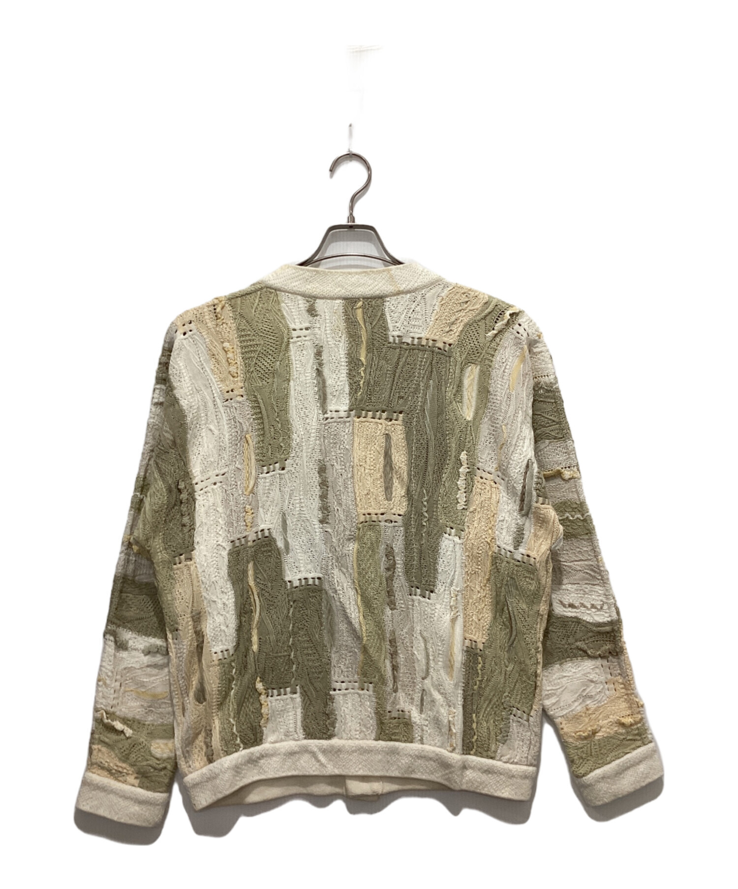 COOGI クージー 3Dニット カーディガン S 中古・古着通販】Coogi (クージー) 3Dニットカーディガン パープル