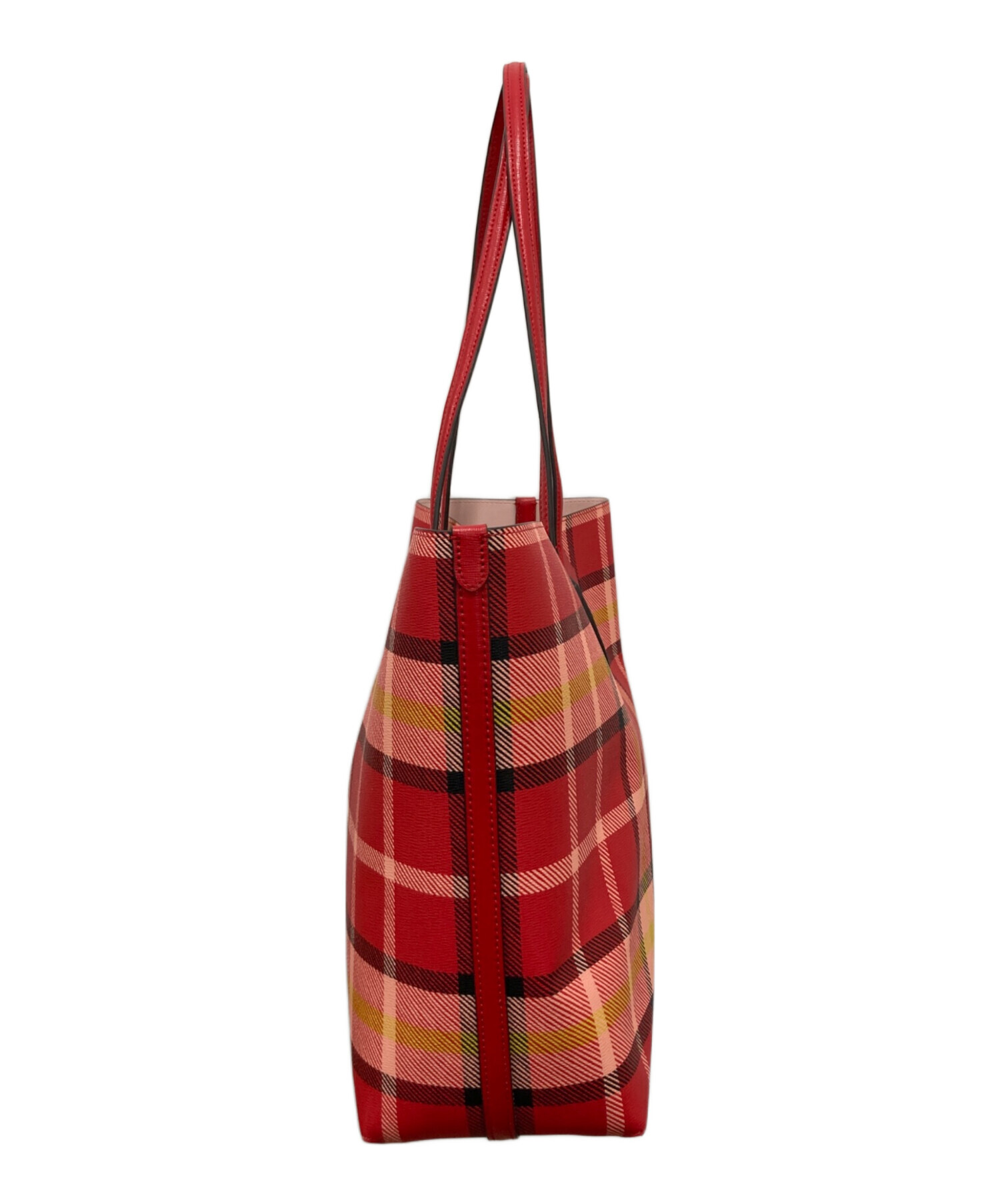 kate spade 赤チェックバッグ 【公式通販】