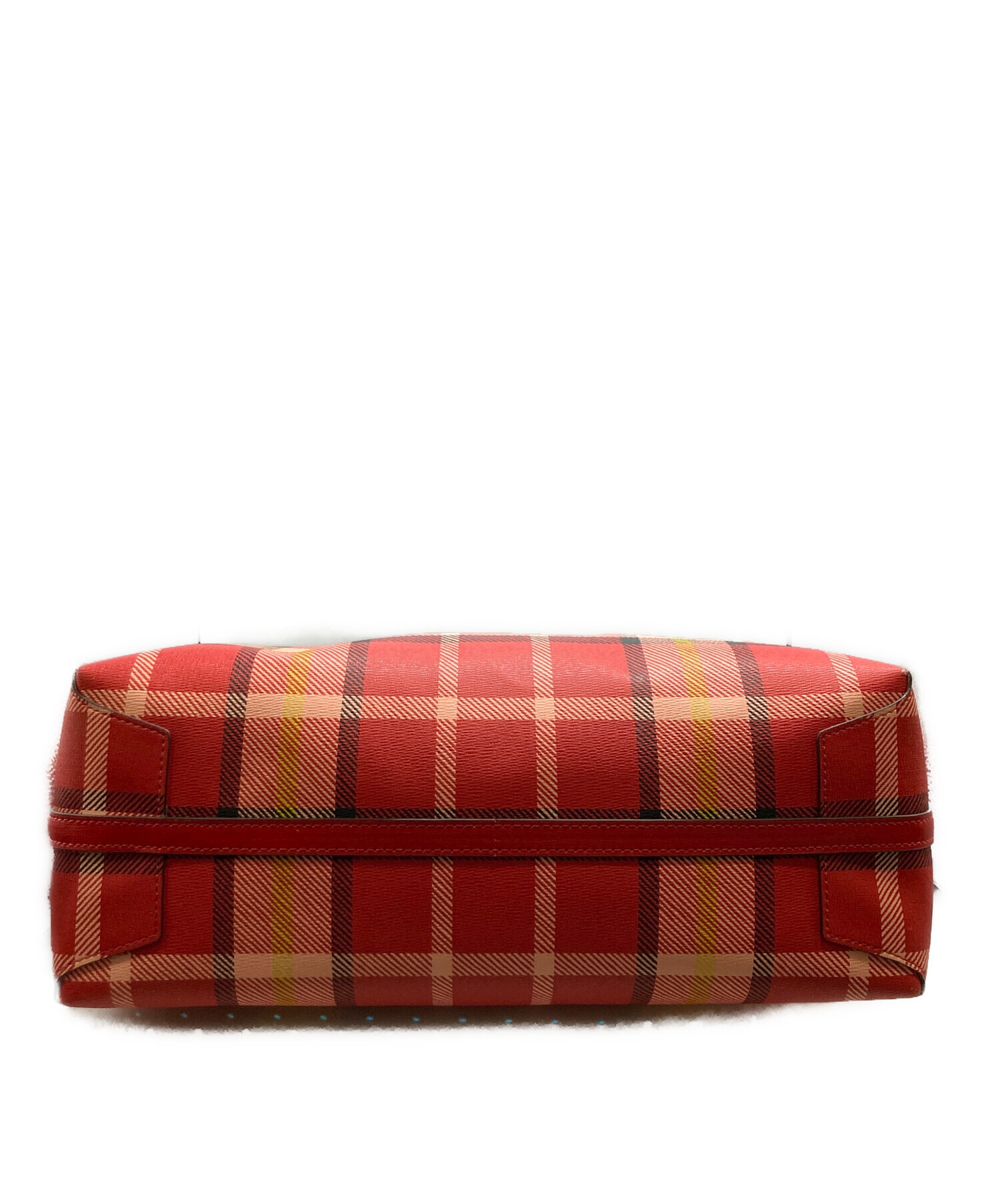 中古・古着通販】Kate Spade (ケイトスペード) チェックトートバッグ 