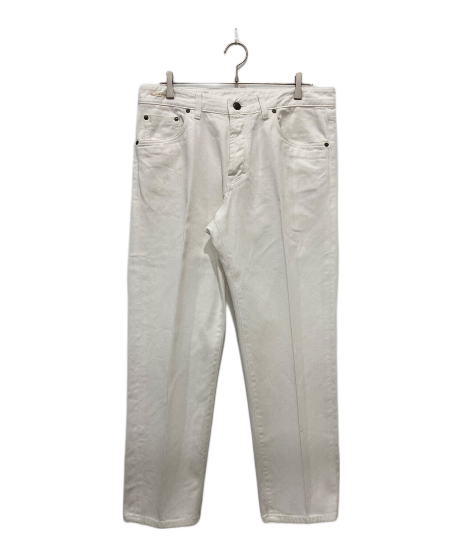 中古・古着通販】YCHAI (イカイ) ホワイトデニムパンツ ホワイト