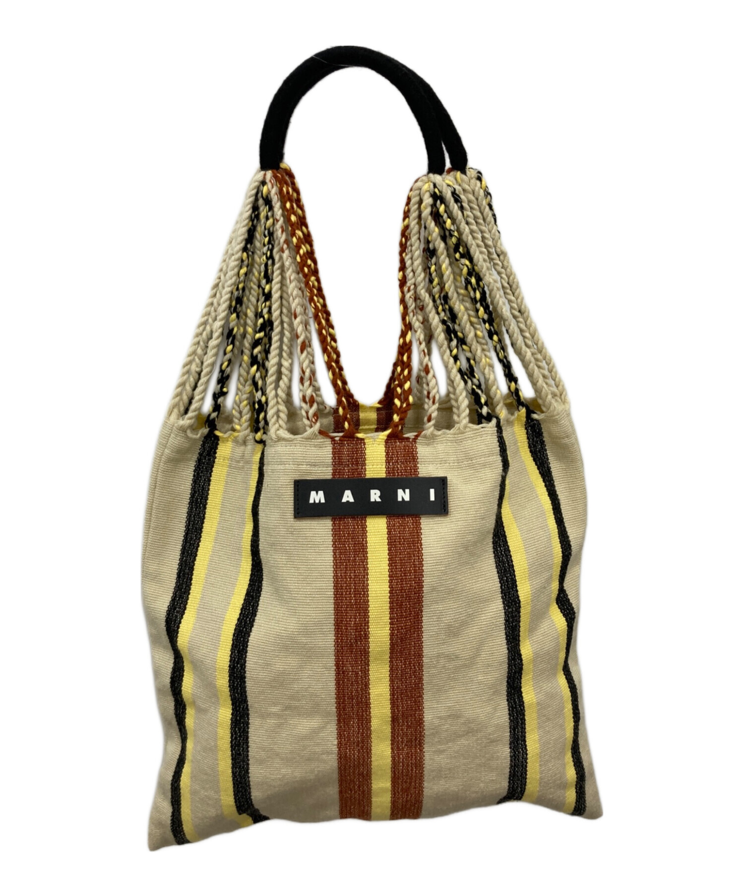 中古・古着通販】MARNI (マルニ) ハンモックバッグ ベージュ×イエロー  