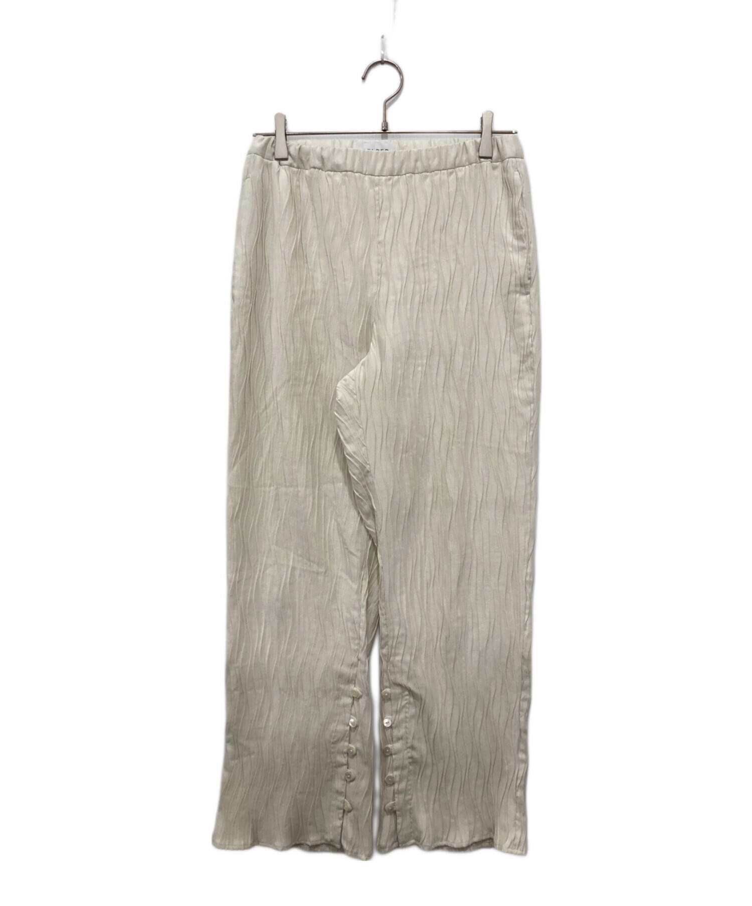 中古・古着通販】BELPER (ベルパー) Pleated Pants ベージュ サイズ:1