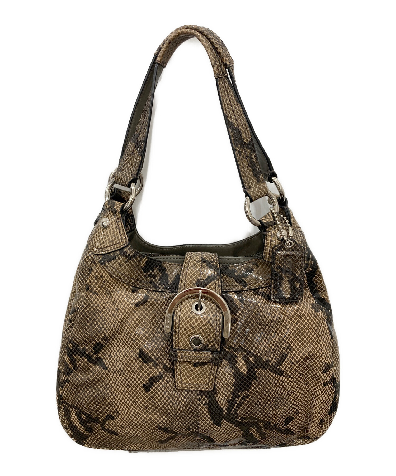 中古・古着通販】COACH (コーチ) ハンドバッグ ブラウン｜ブランド