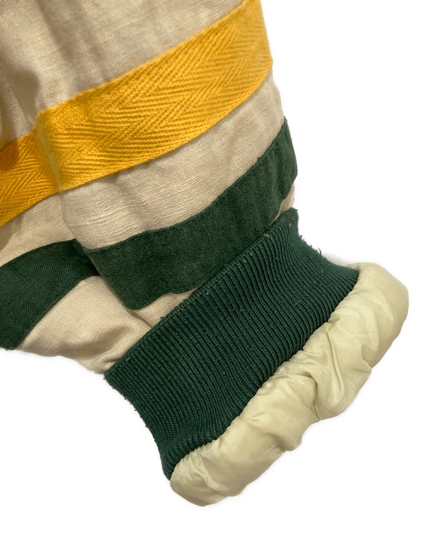 中古・古着通販】Champion (チャンピオン) スタジャン グリーン 