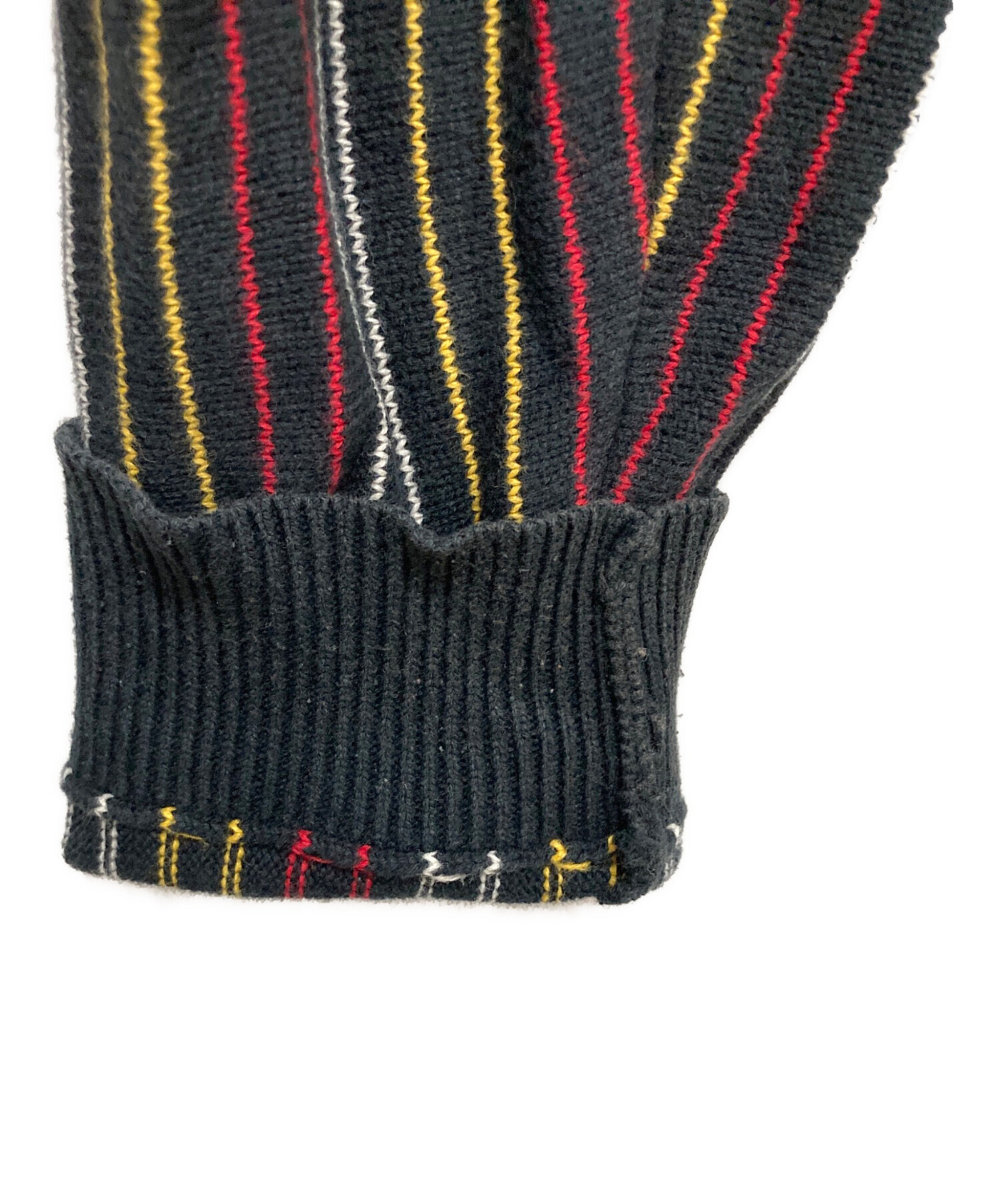 中古・古着通販】stussy (ステューシー) マルチストライプカーディガン 