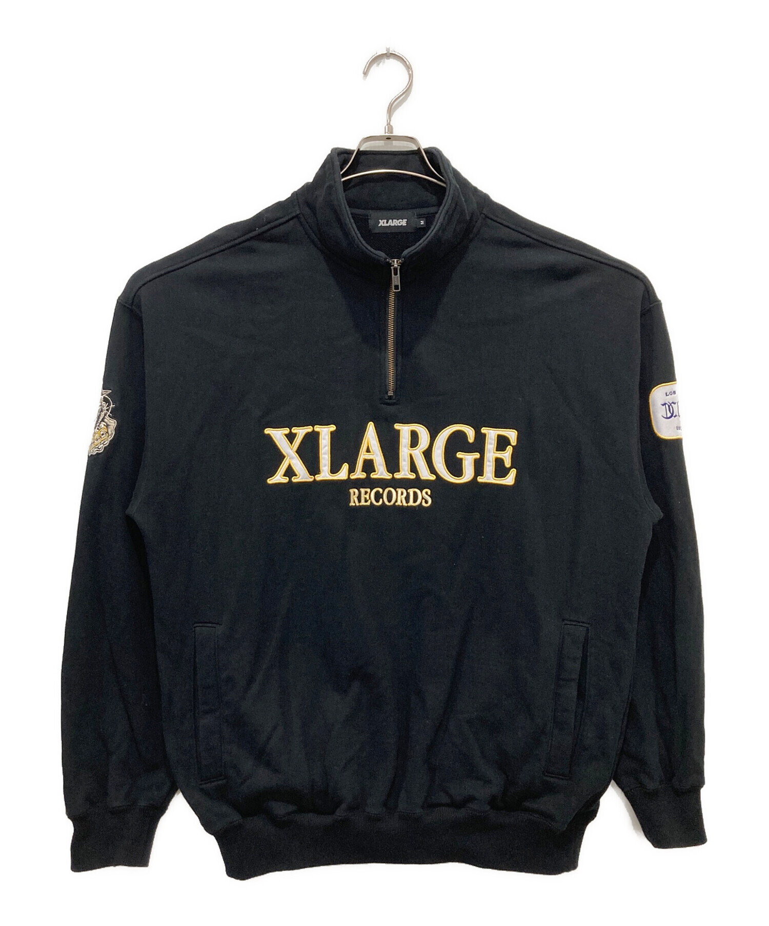 中古・古着通販】X-LARGE (エクストララージ) ハーフジップスウェット 