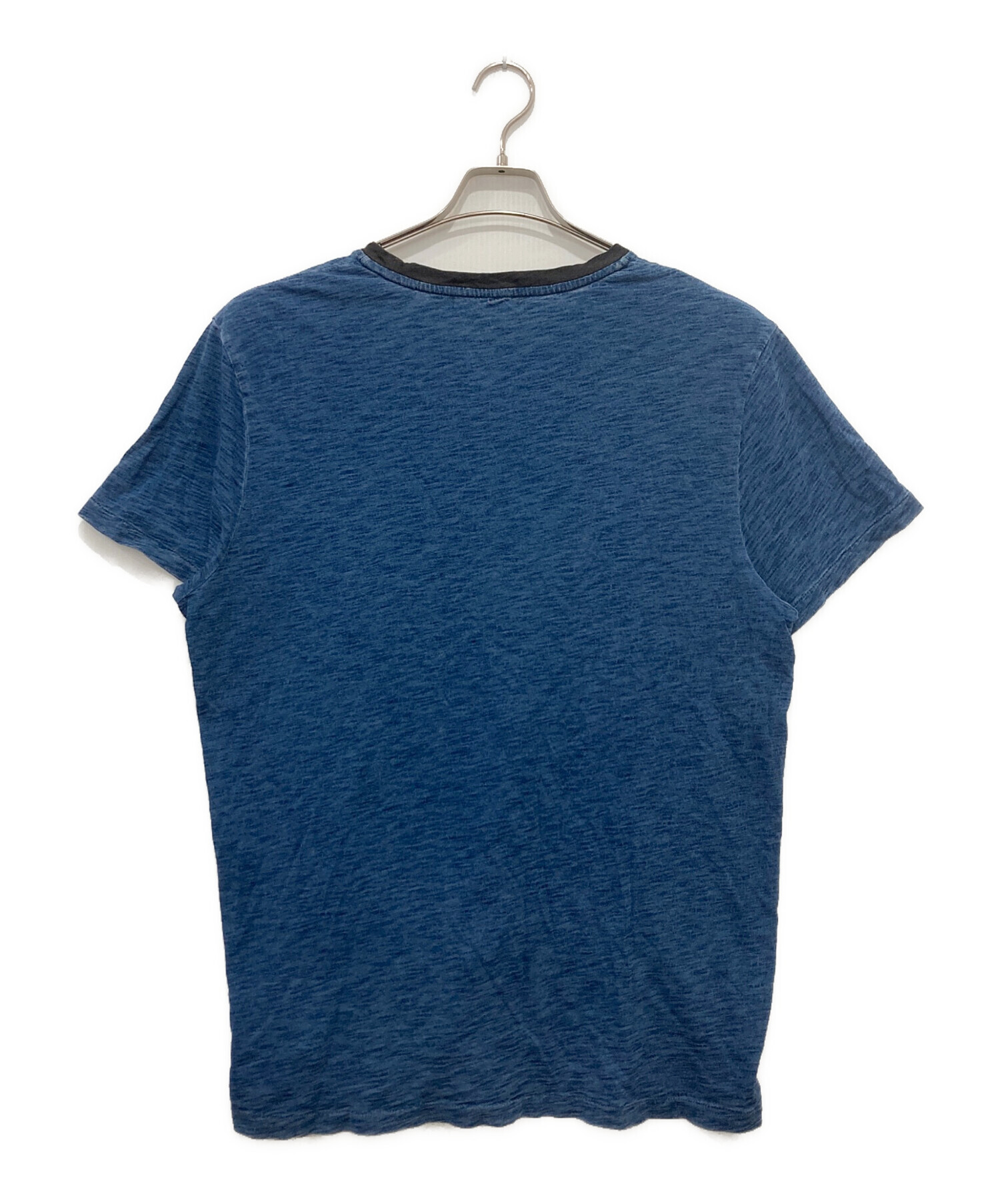 中古・古着通販】RRL (ダブルアールエル) プリントTシャツ ネイビー 