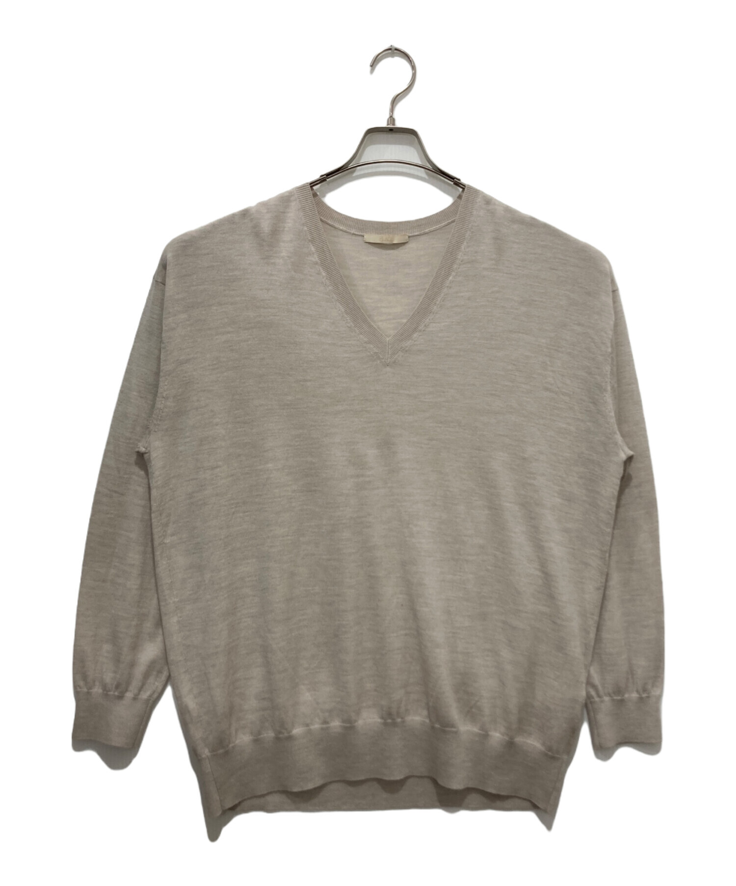 PLAGE ベージュ Vネック セーター 長袖 プラージュ plage ベージュ Vネック セーター - メルカリ