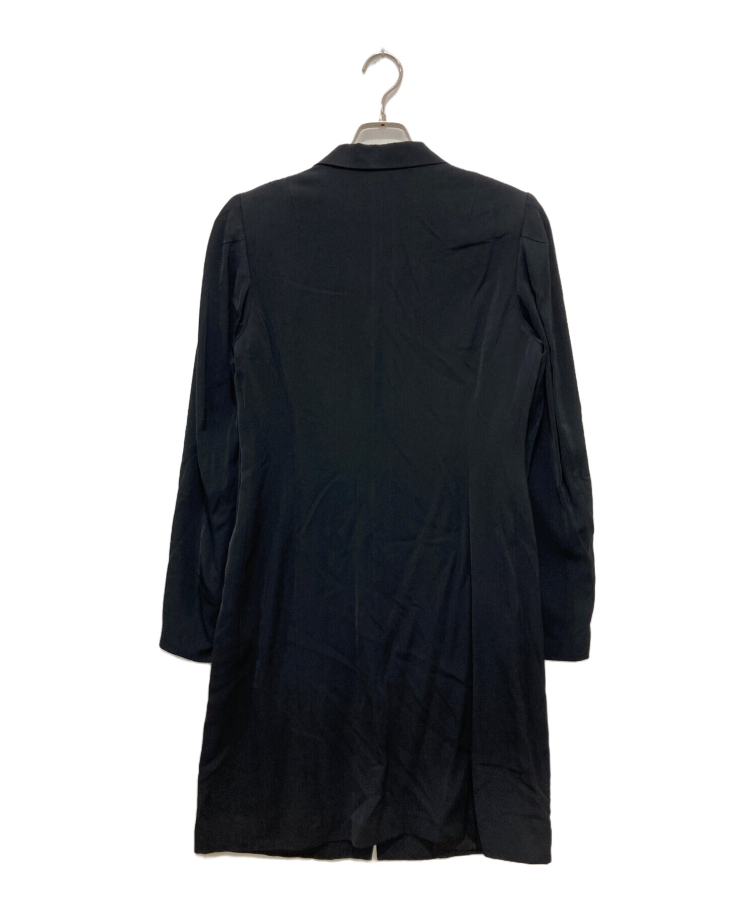 中古・古着通販】Y's (ワイズ) チェスターコート ブラック サイズ:下記